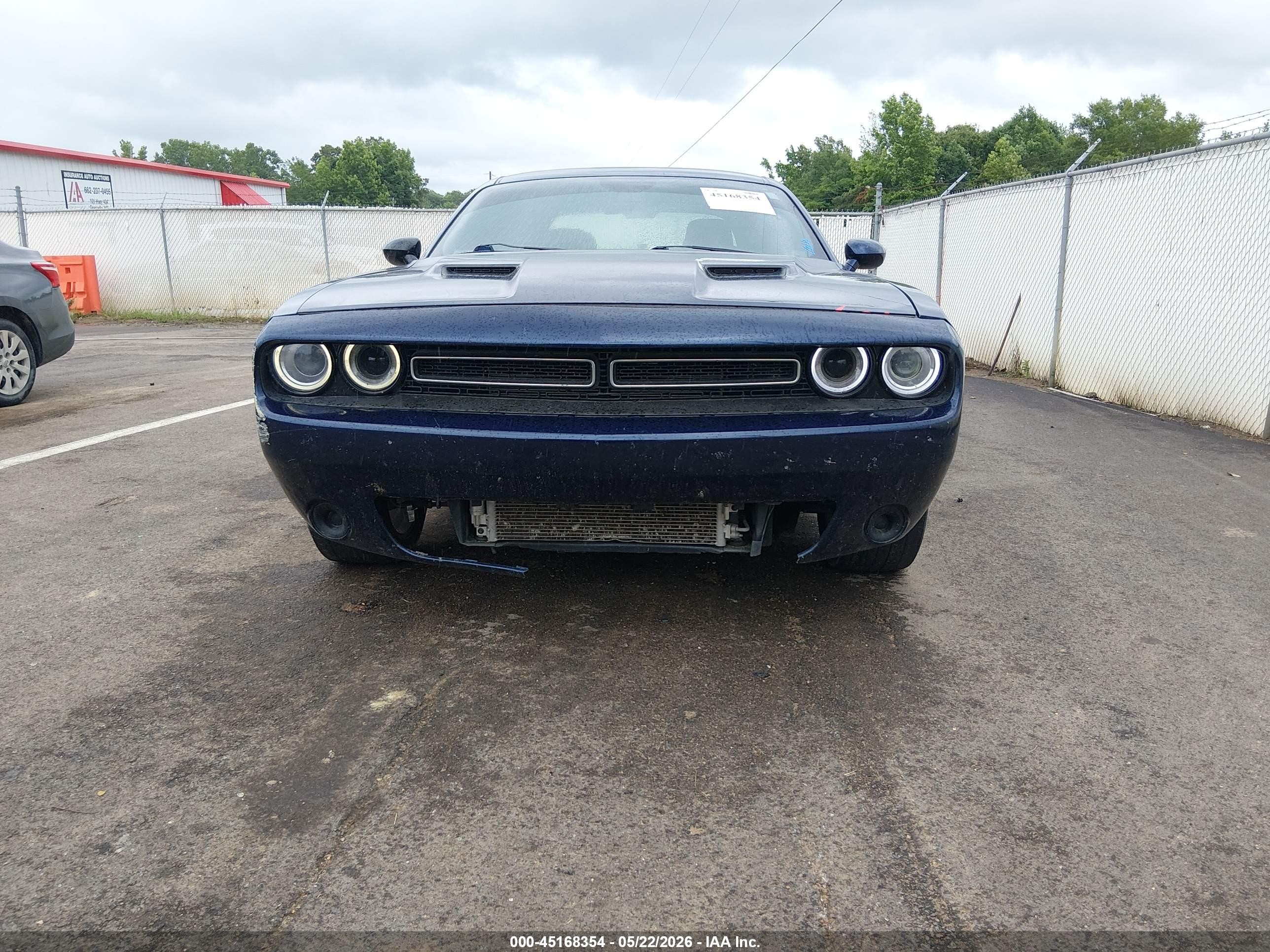 2015 Dodge Challenger Sxt Blue vin: 2C3CDZAGXFH873605