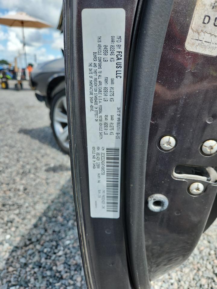 2015 Dodge Challenger Sxt Gray vin: 2C3CDZAGXFH905758
