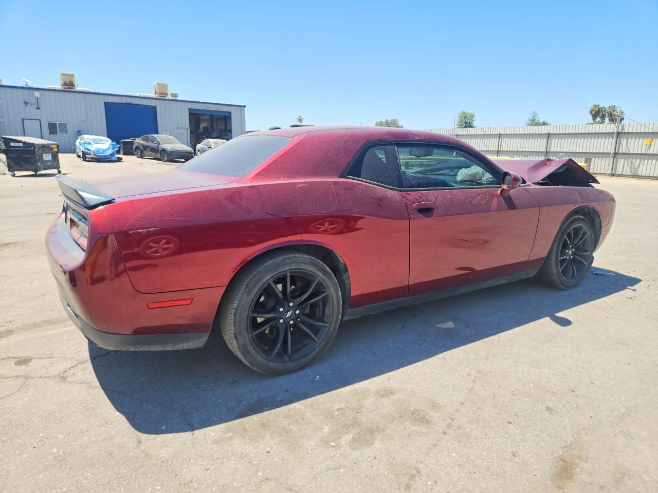 2018 Dodge Challenger Sxt Burgundy vin: 2C3CDZAGXJH262935