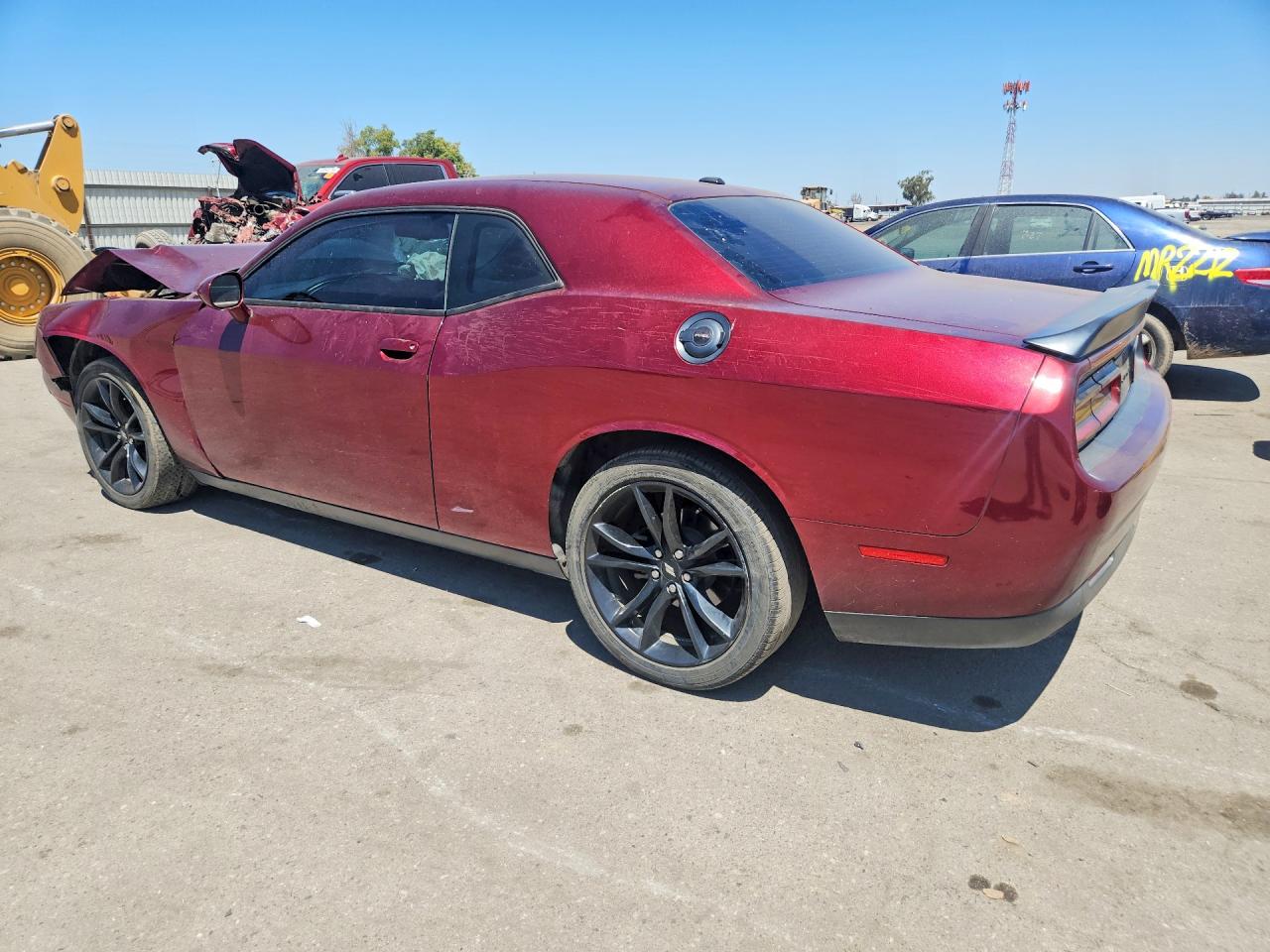 2018 Dodge Challenger Sxt Burgundy vin: 2C3CDZAGXJH262935