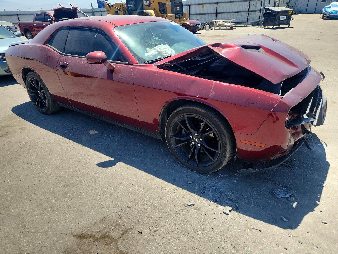 2018 Dodge Challenger Sxt Burgundy vin: 2C3CDZAGXJH262935