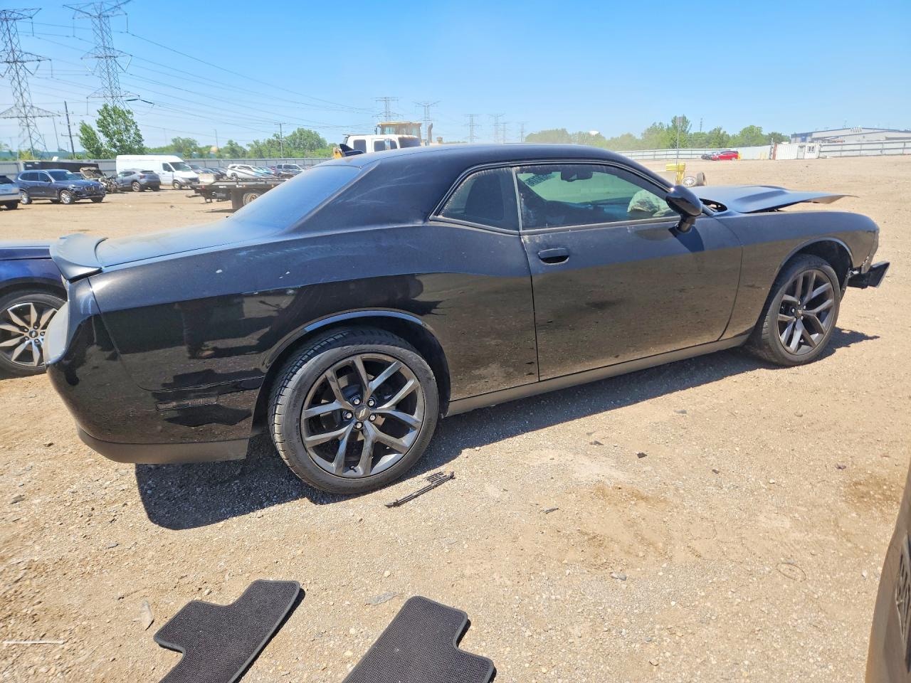 2021 Dodge Challenger Black vin: 2C3CDZAGXMH586858