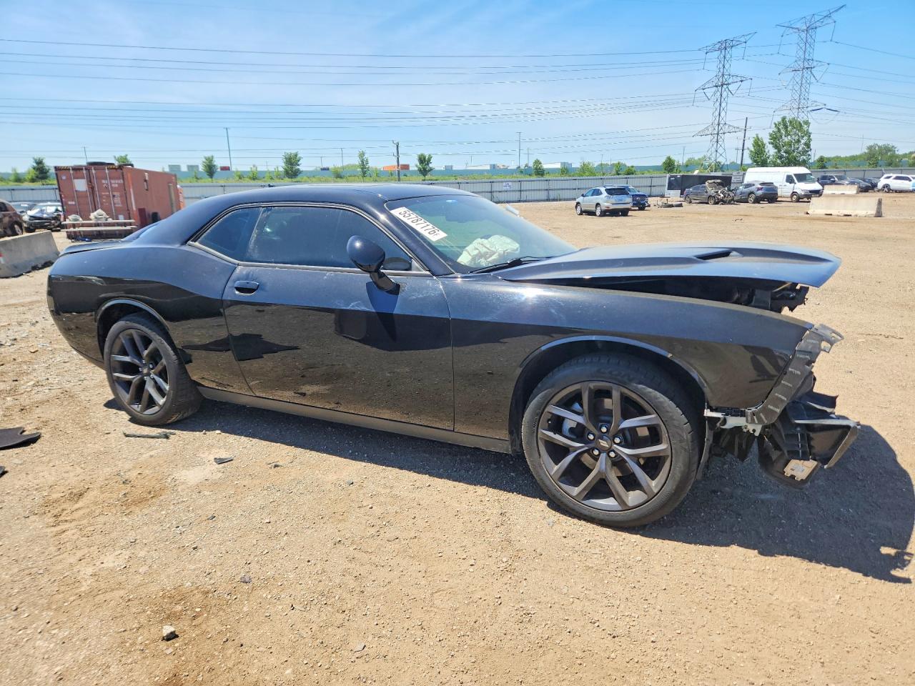2021 Dodge Challenger Black vin: 2C3CDZAGXMH586858