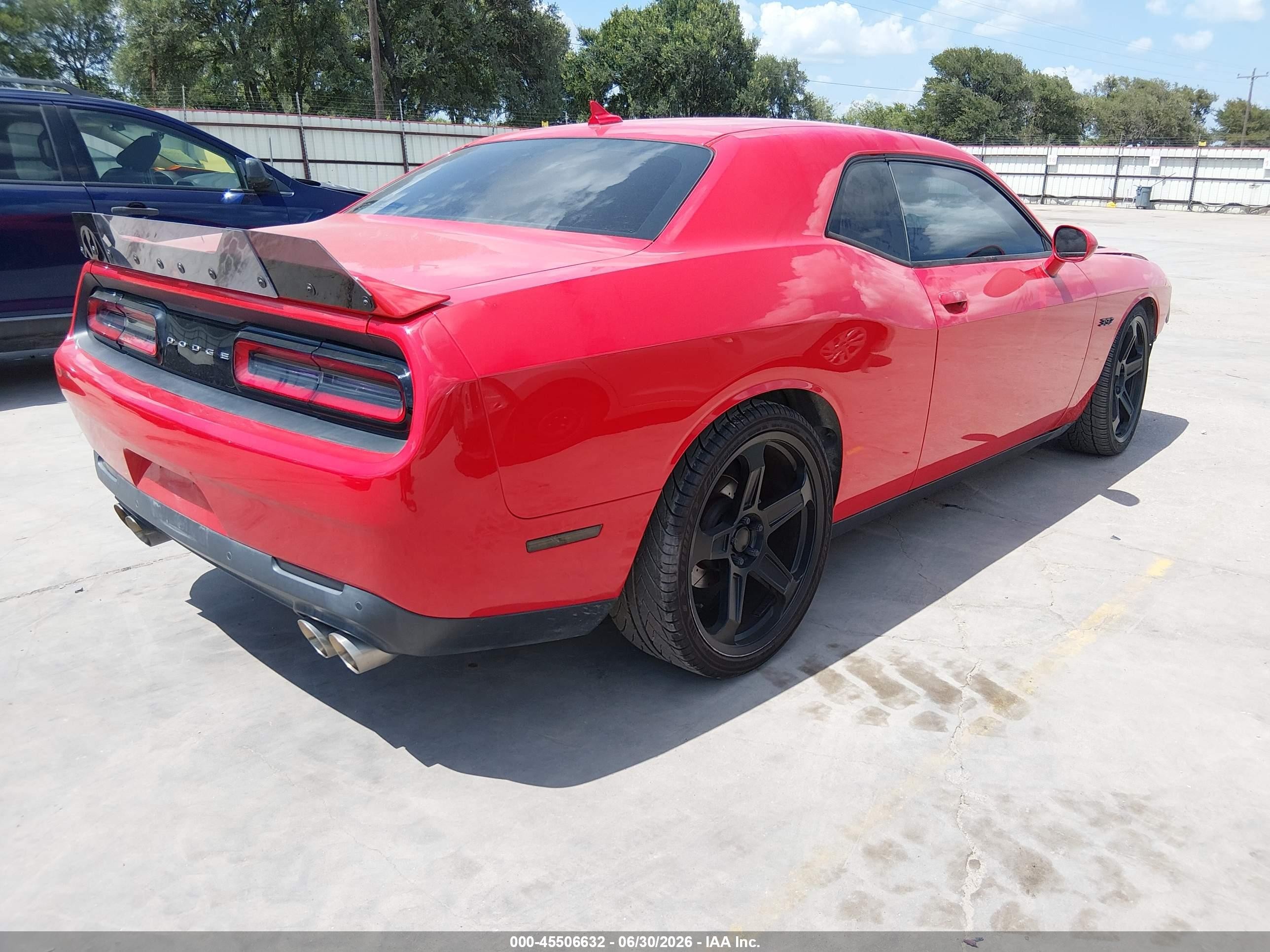 2015 Dodge Challenger R/t Red vin: 2C3CDZAT0FH712094