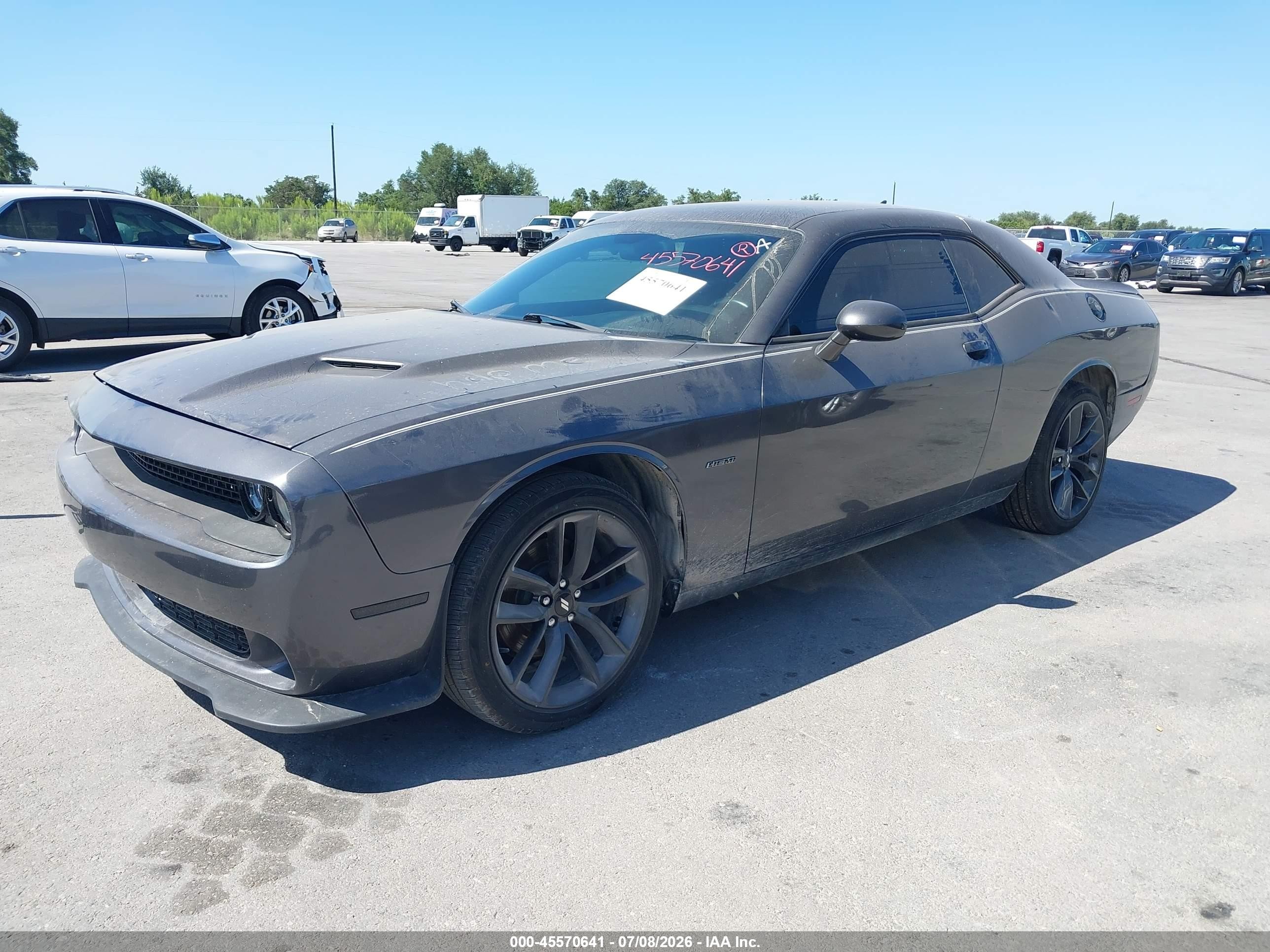 2015 Dodge Challenger R/t Gray vin: 2C3CDZAT0FH728263