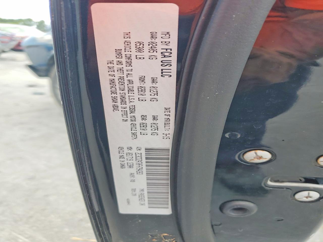 2015 Dodge Challenger Sxt Black vin: 2C3CDZAT0FH794263
