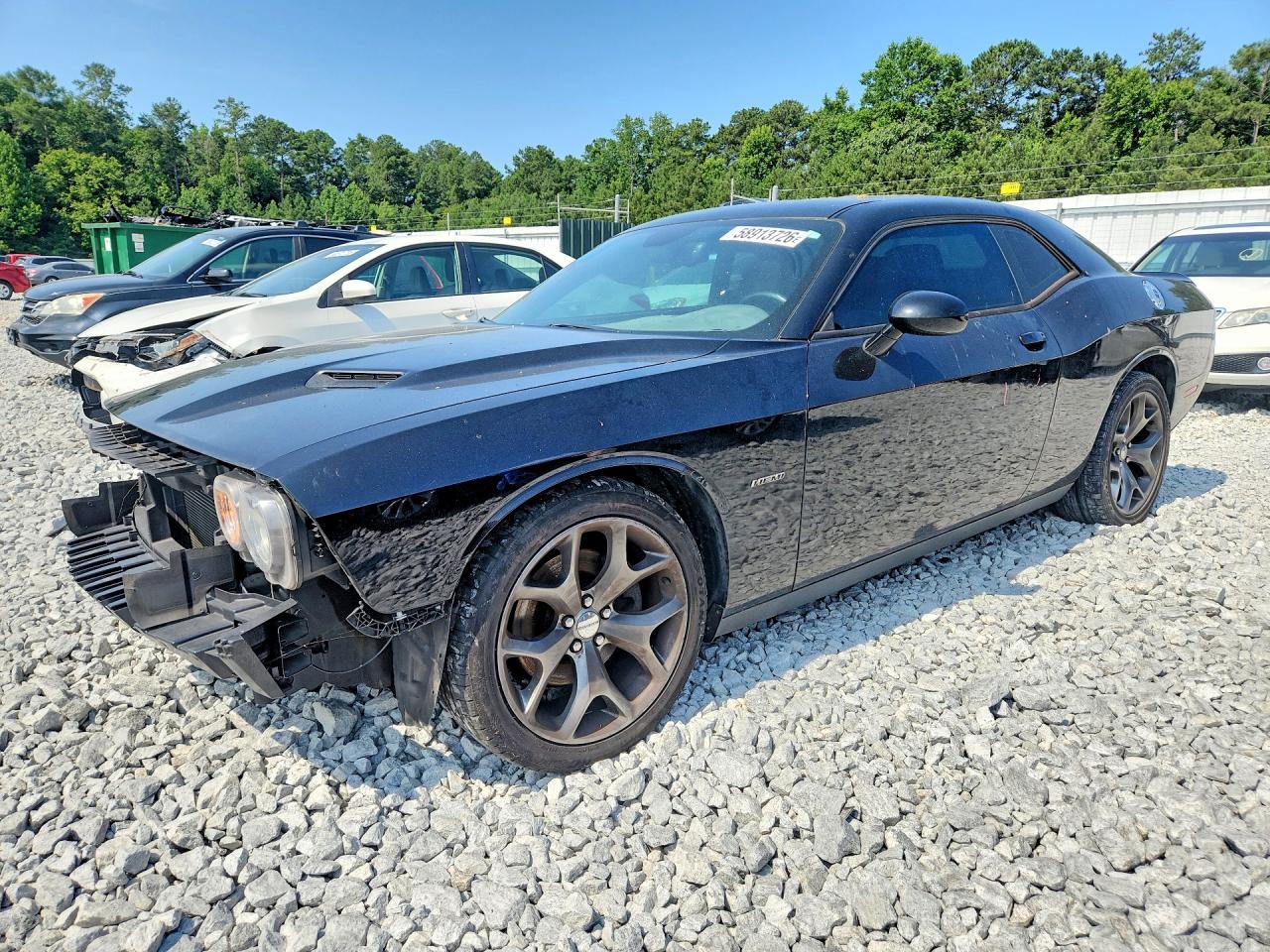 2015 Dodge Challenger Sxt Black vin: 2C3CDZAT1FH710015