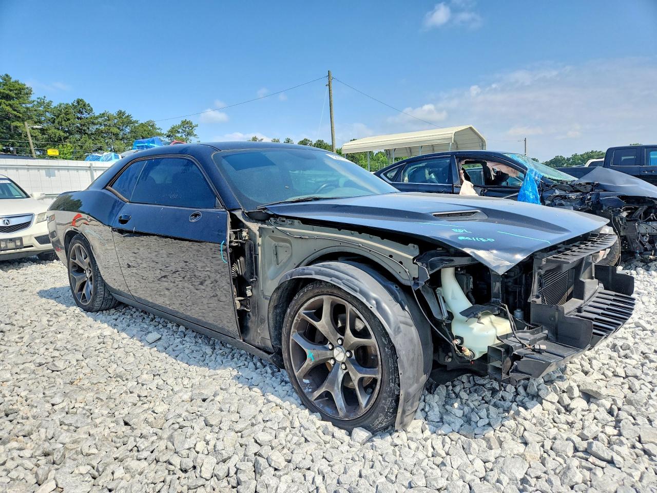 2015 Dodge Challenger Sxt Black vin: 2C3CDZAT1FH710015