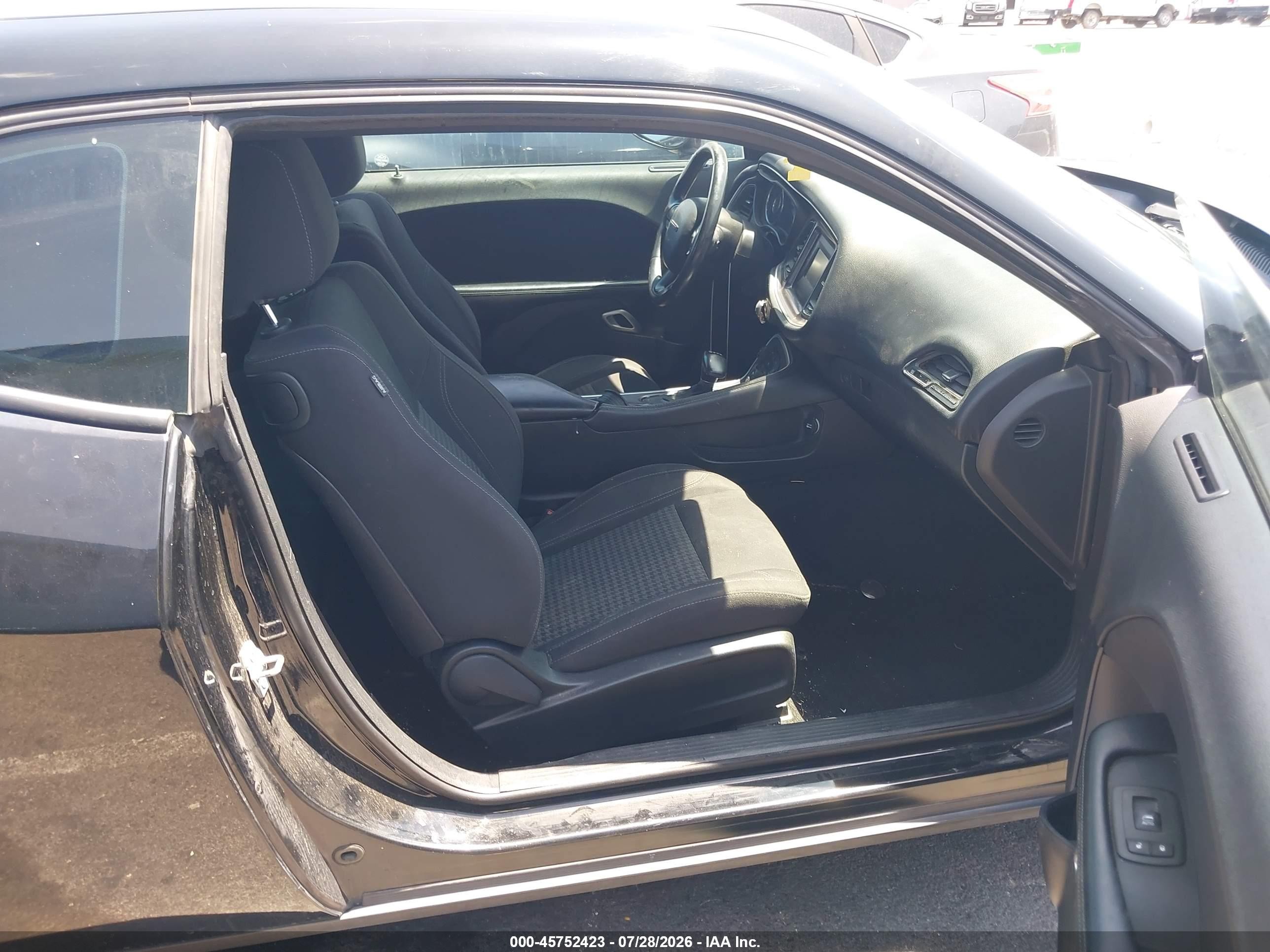 2015 Dodge Challenger R/t Black vin: 2C3CDZAT1FH712282