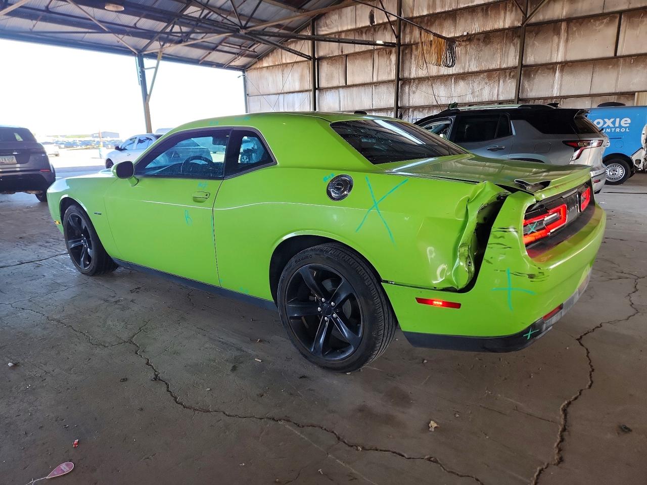 2015 Dodge Challenger Sxt Green vin: 2C3CDZAT3FH711411