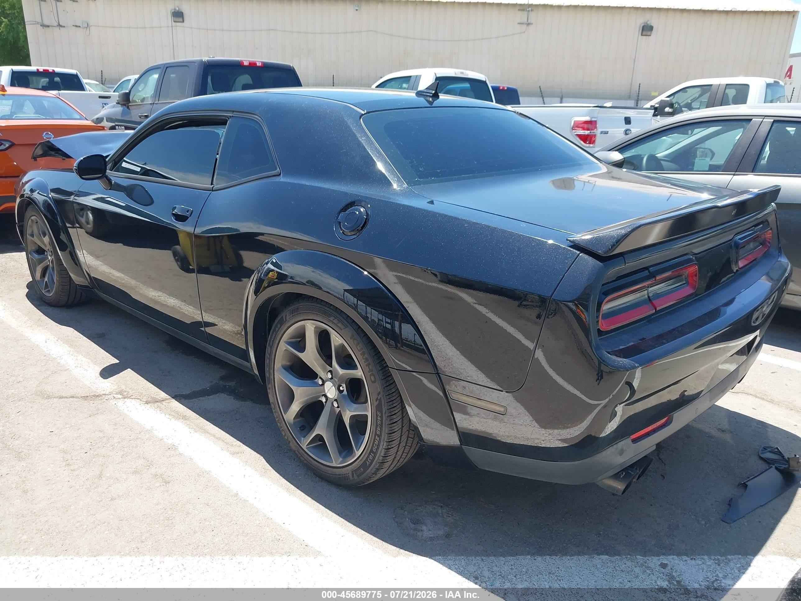 2015 Dodge Challenger R/t Черный vin: 2C3CDZAT3FH717709