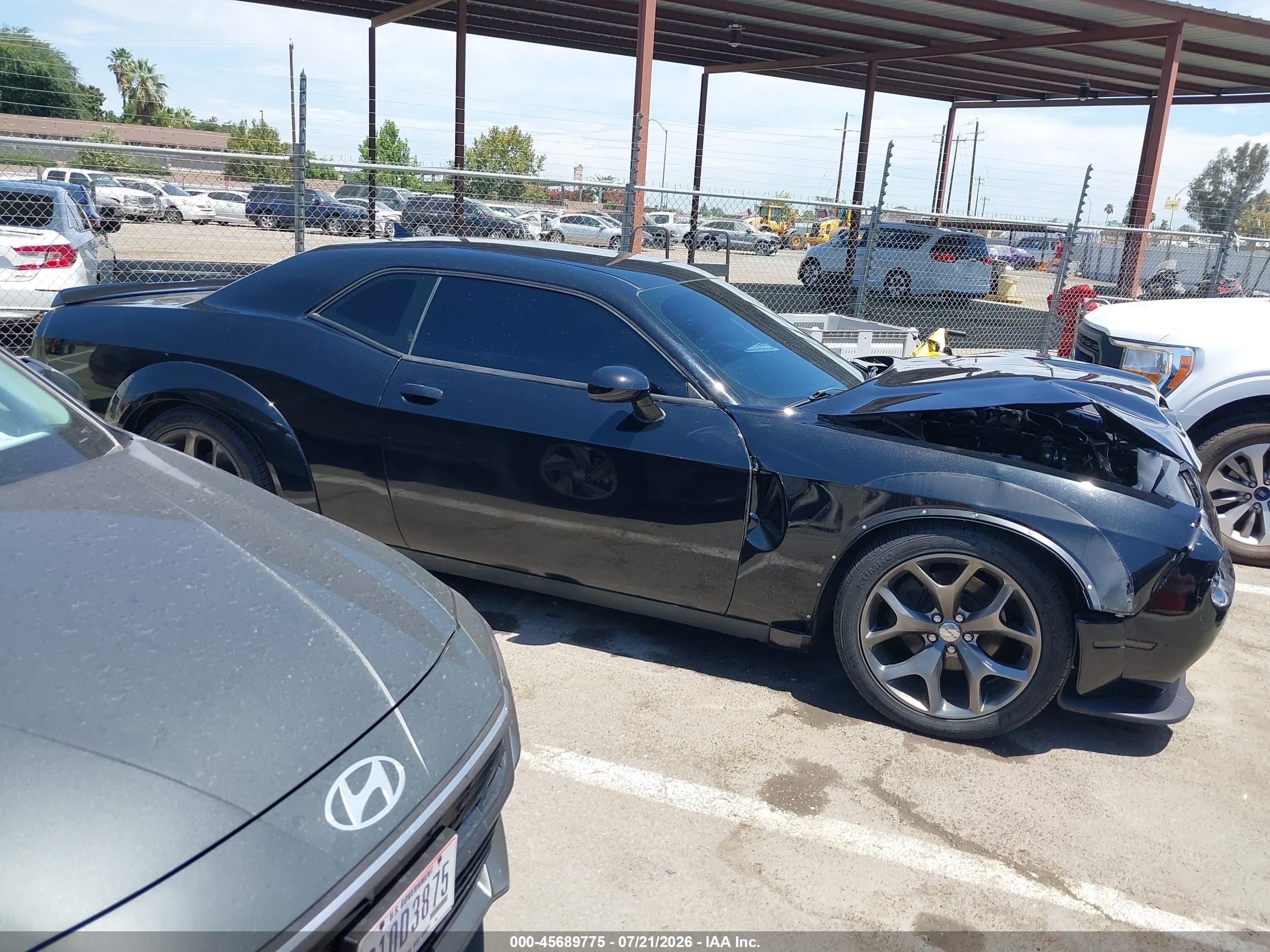 2015 Dodge Challenger R/t Черный vin: 2C3CDZAT3FH717709
