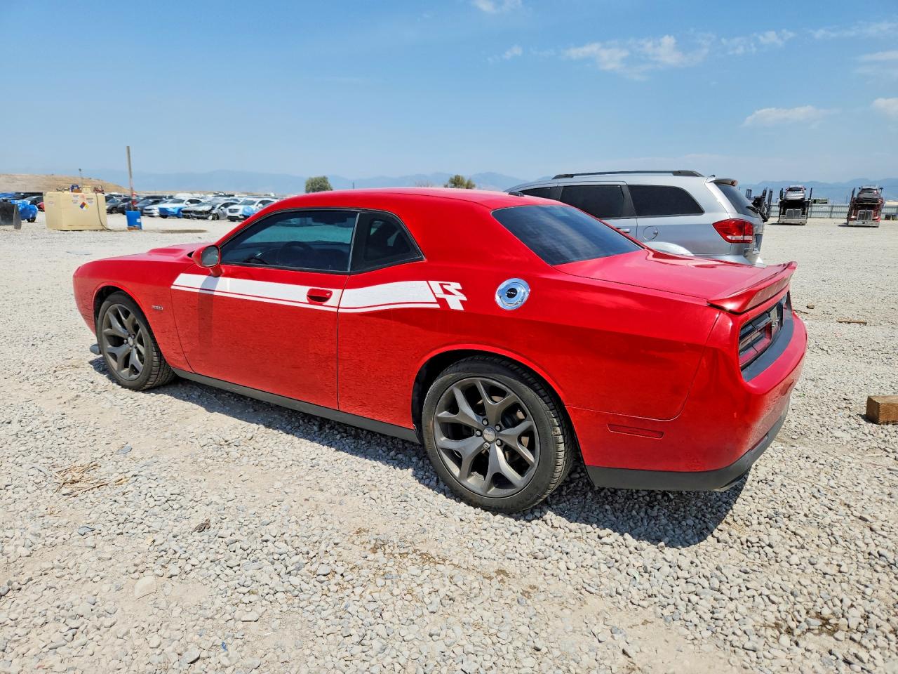 2015 Dodge Challenger Sxt Red vin: 2C3CDZAT3FH822301