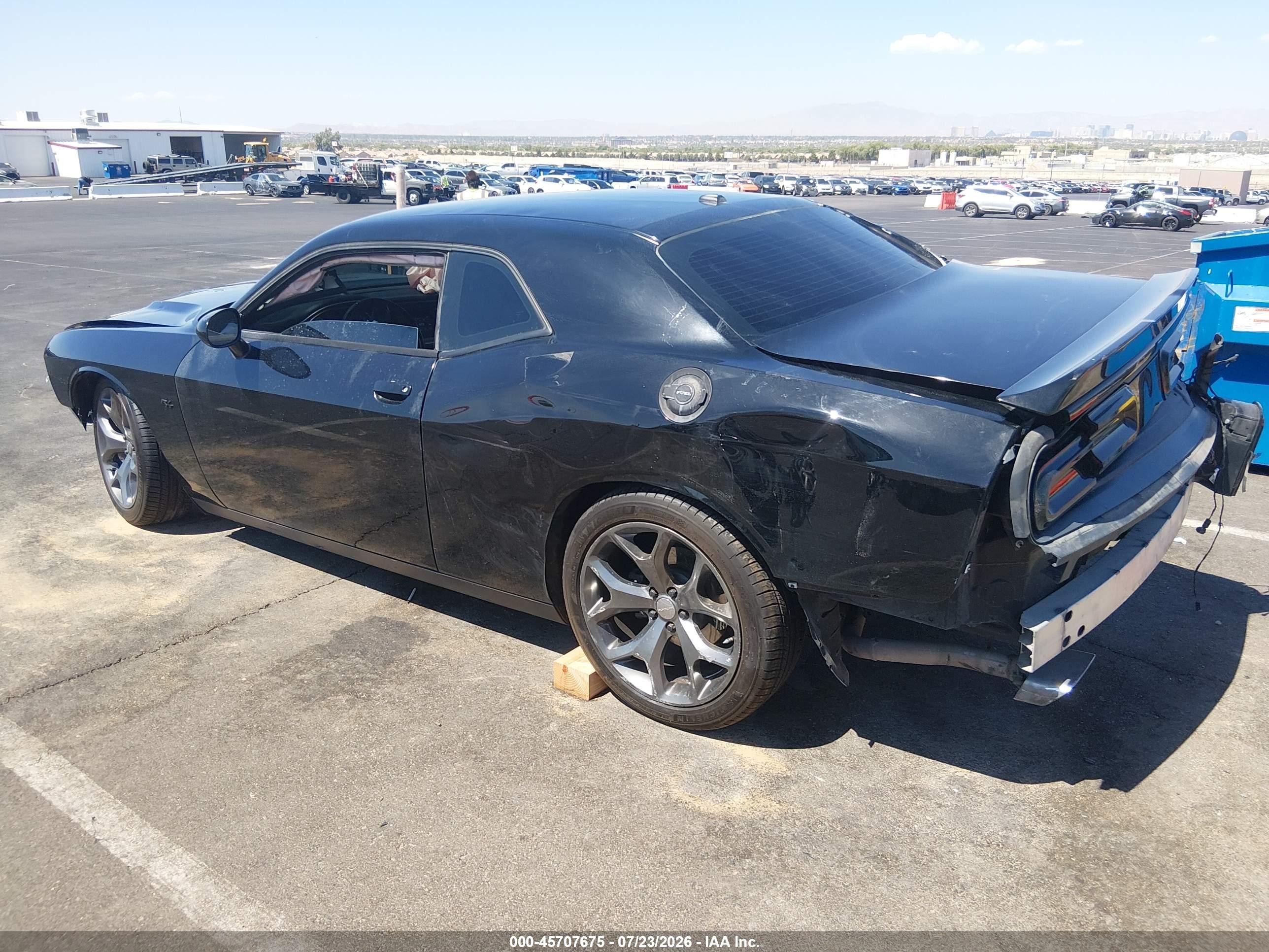 2015 Dodge Challenger R/t Black vin: 2C3CDZAT3FH861440