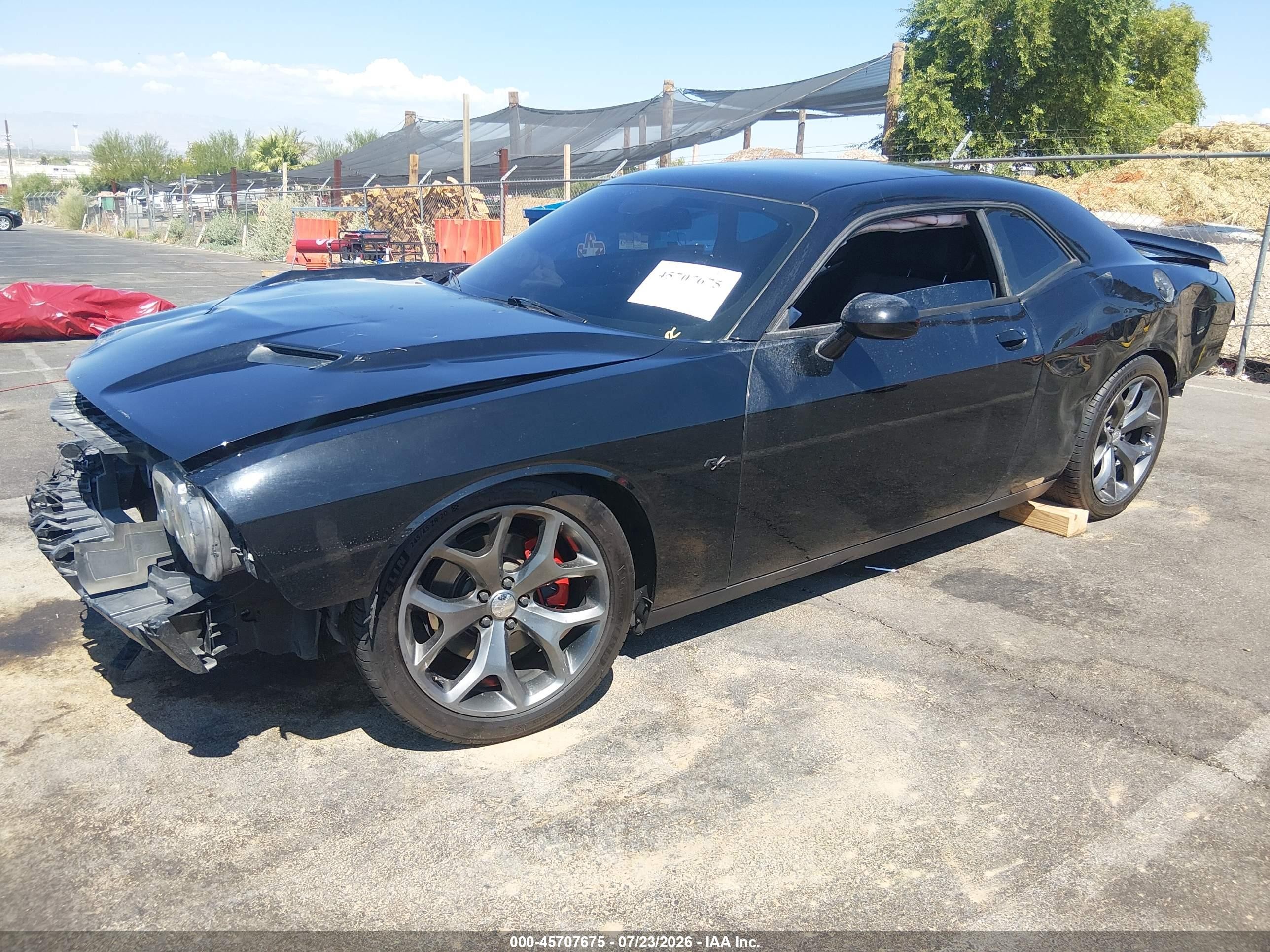 2015 Dodge Challenger R/t Black vin: 2C3CDZAT3FH861440
