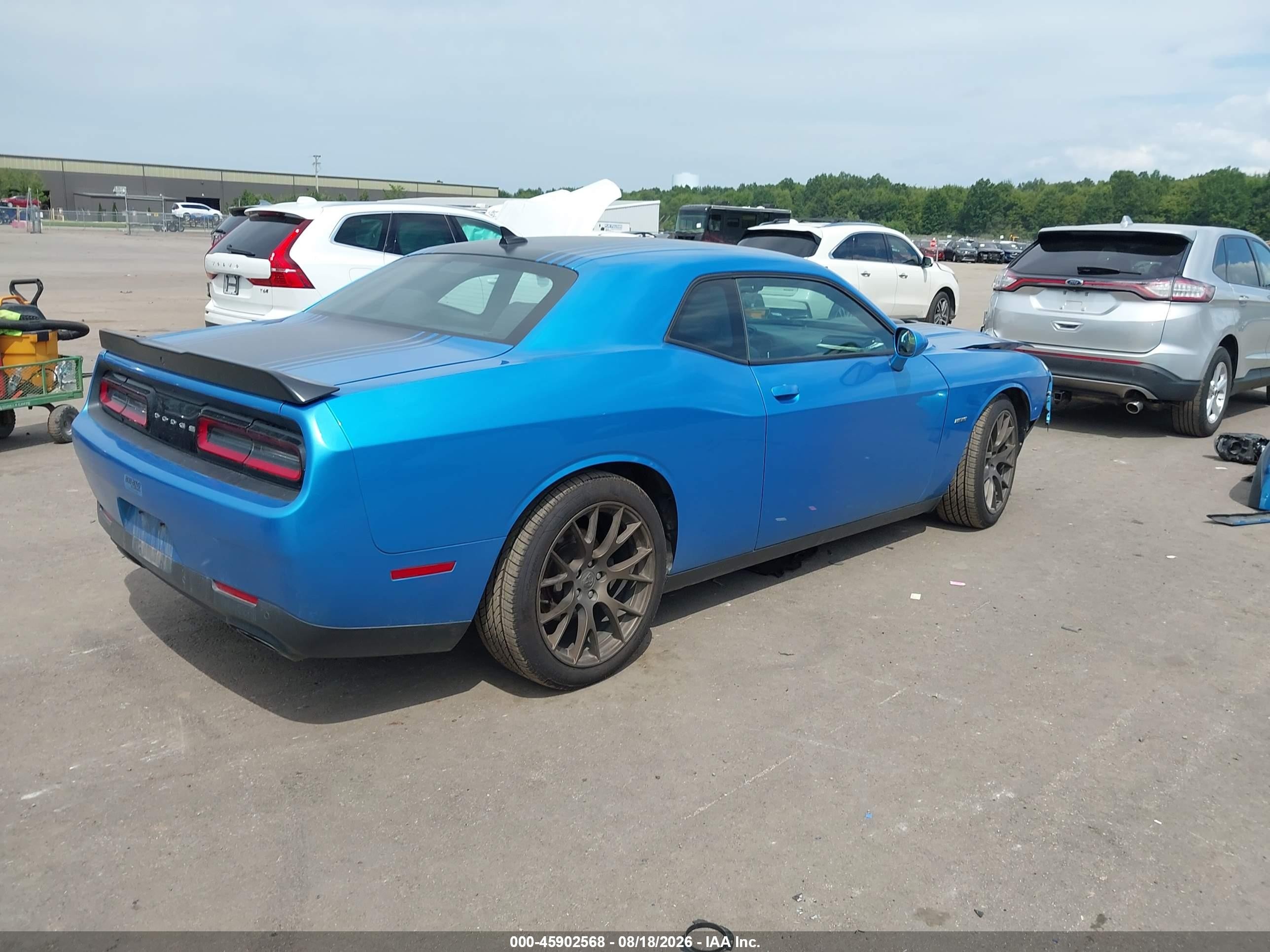 2015 Dodge Challenger R/t Shaker Blue vin: 2C3CDZAT4FH782973