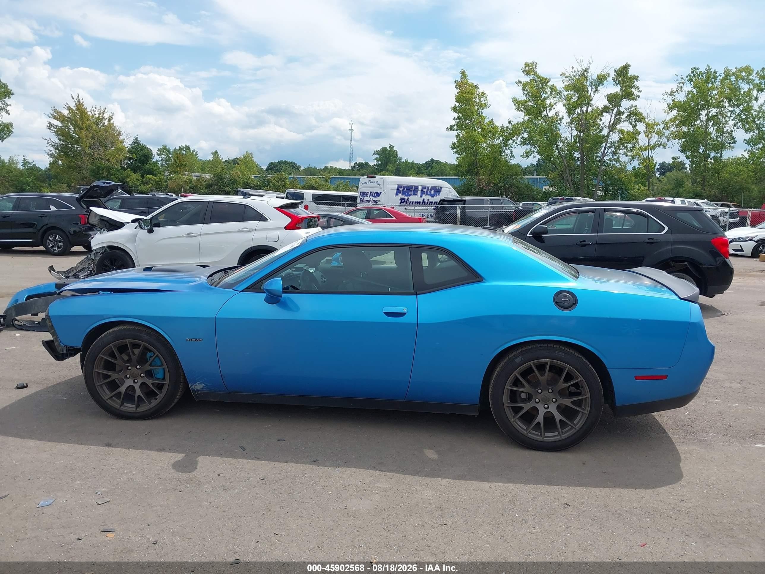 2015 Dodge Challenger R/t Shaker Blue vin: 2C3CDZAT4FH782973