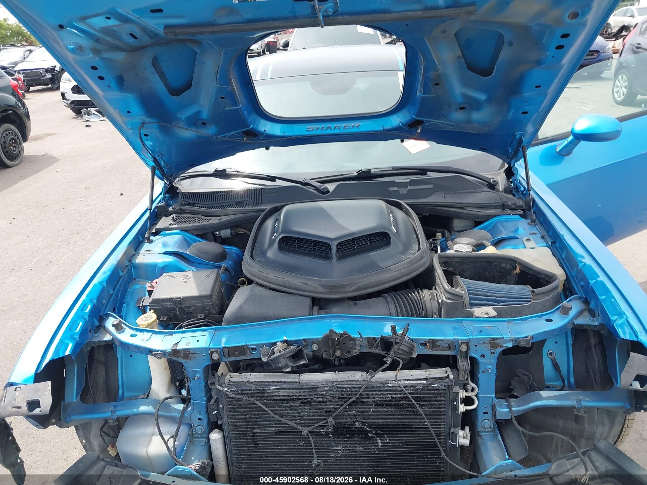 2015 Dodge Challenger R/t Shaker Blue vin: 2C3CDZAT4FH782973