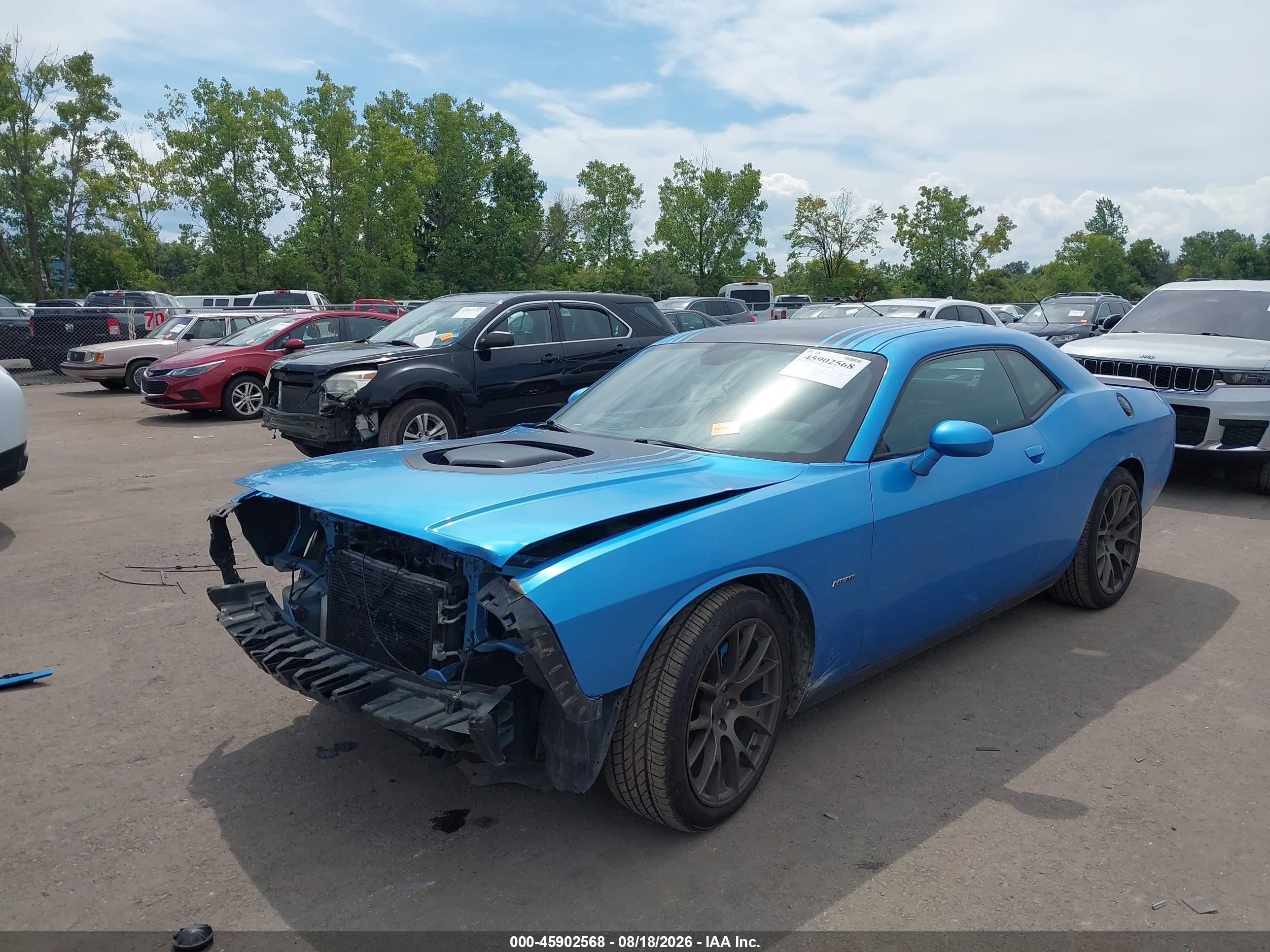 2015 Dodge Challenger R/t Shaker Blue vin: 2C3CDZAT4FH782973