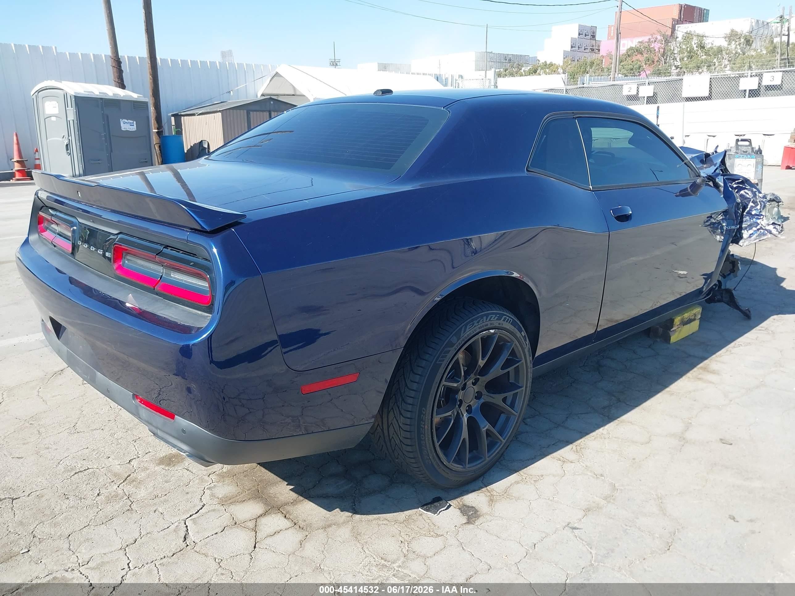 2015 Dodge Challenger R/t Blue vin: 2C3CDZAT5FH761369