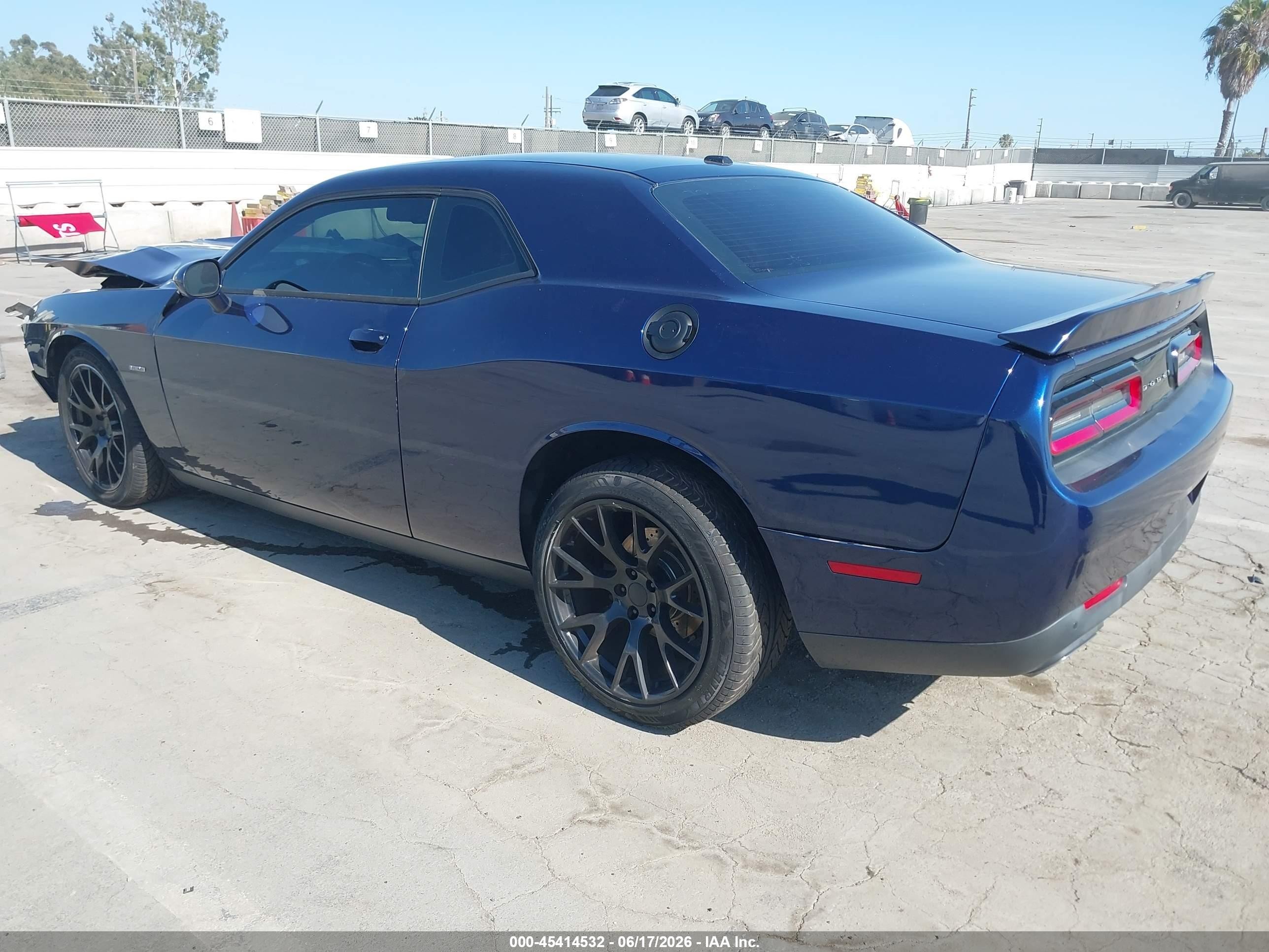 2015 Dodge Challenger R/t Blue vin: 2C3CDZAT5FH761369