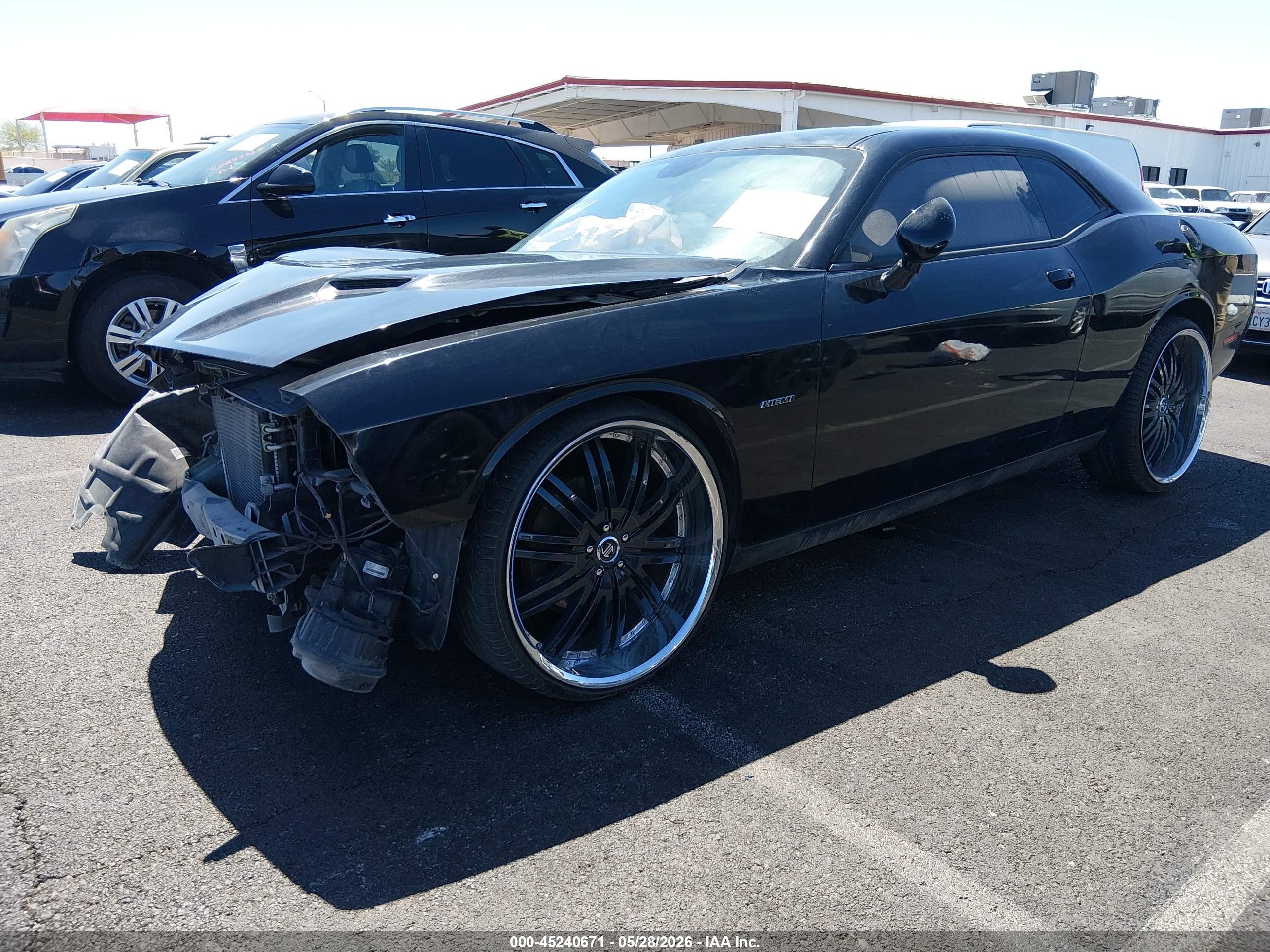 2015 Dodge Challenger R/t Black vin: 2C3CDZAT7FH783034