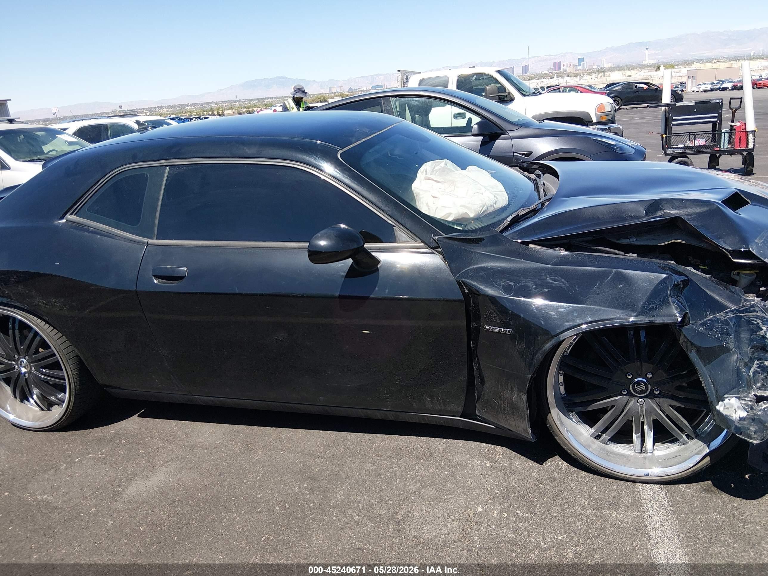 2015 Dodge Challenger R/t Black vin: 2C3CDZAT7FH783034