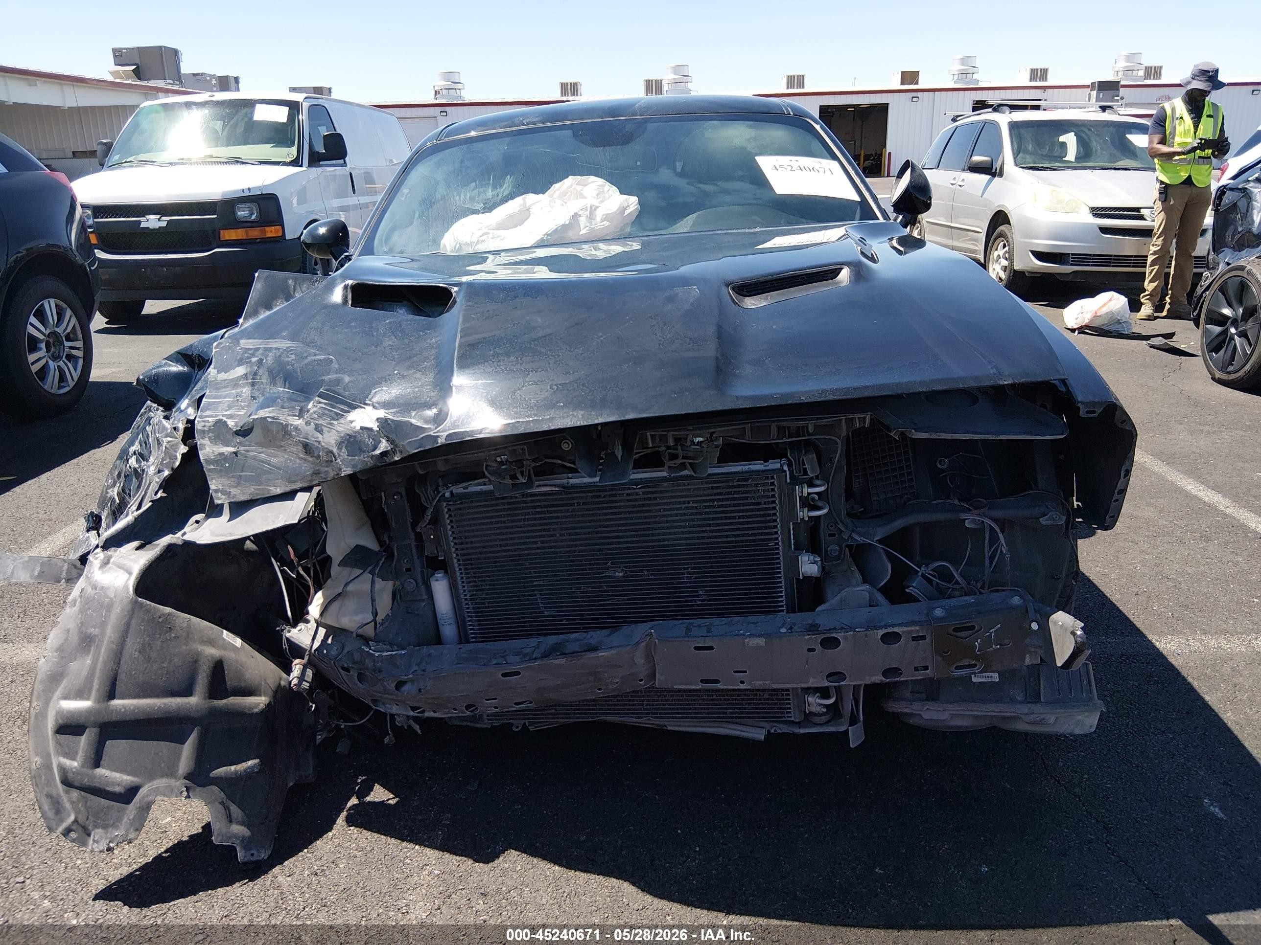 2015 Dodge Challenger R/t Black vin: 2C3CDZAT7FH783034