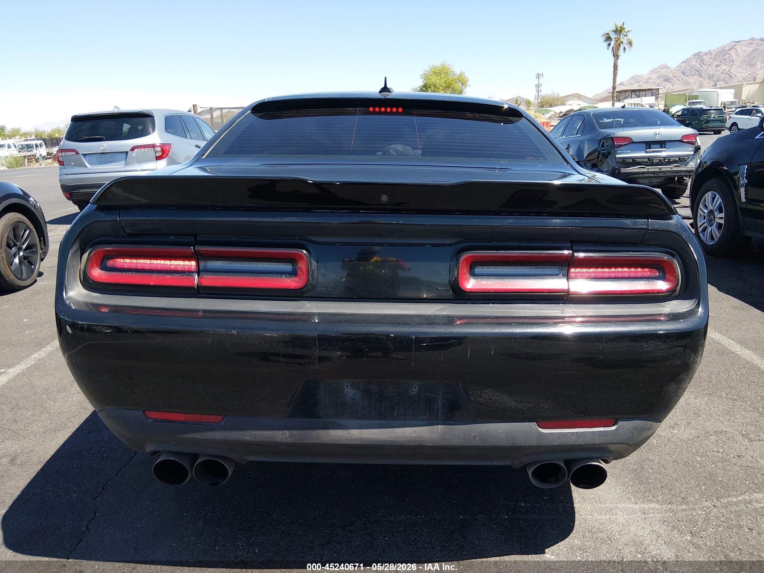 2015 Dodge Challenger R/t Black vin: 2C3CDZAT7FH783034
