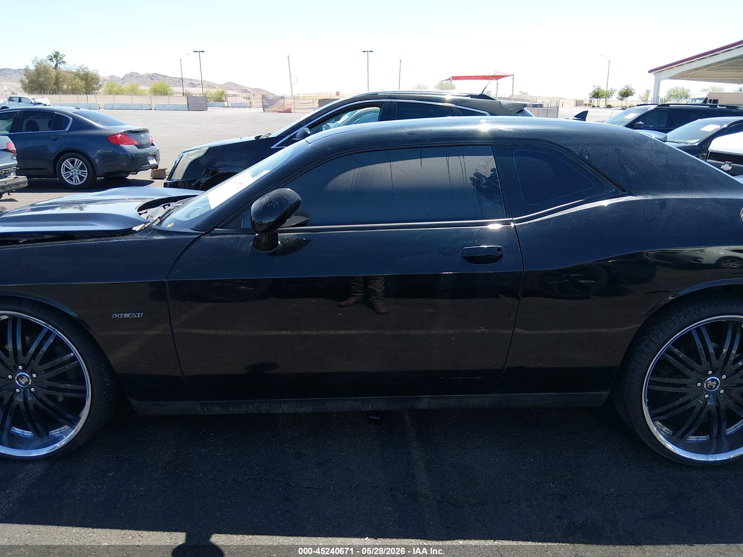 2015 Dodge Challenger R/t Black vin: 2C3CDZAT7FH783034