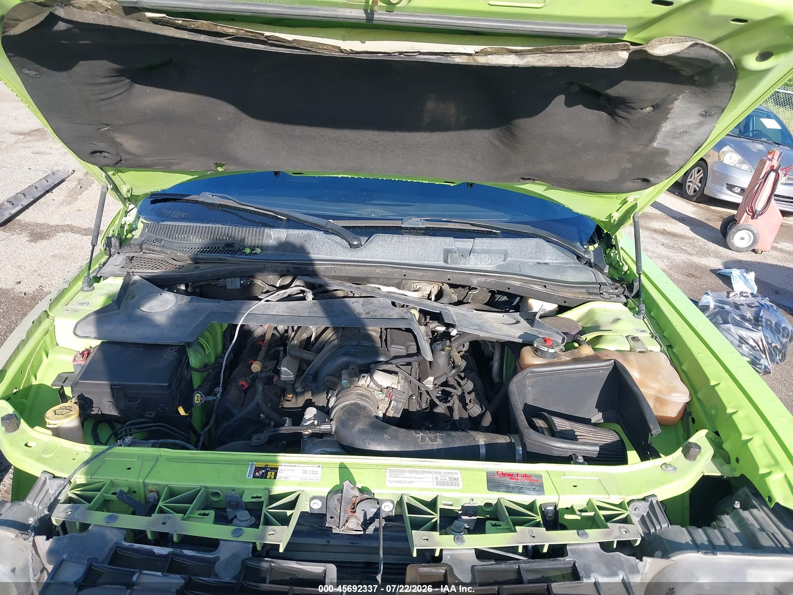 2015 Dodge Challenger R/t Green vin: 2C3CDZAT8FH712084