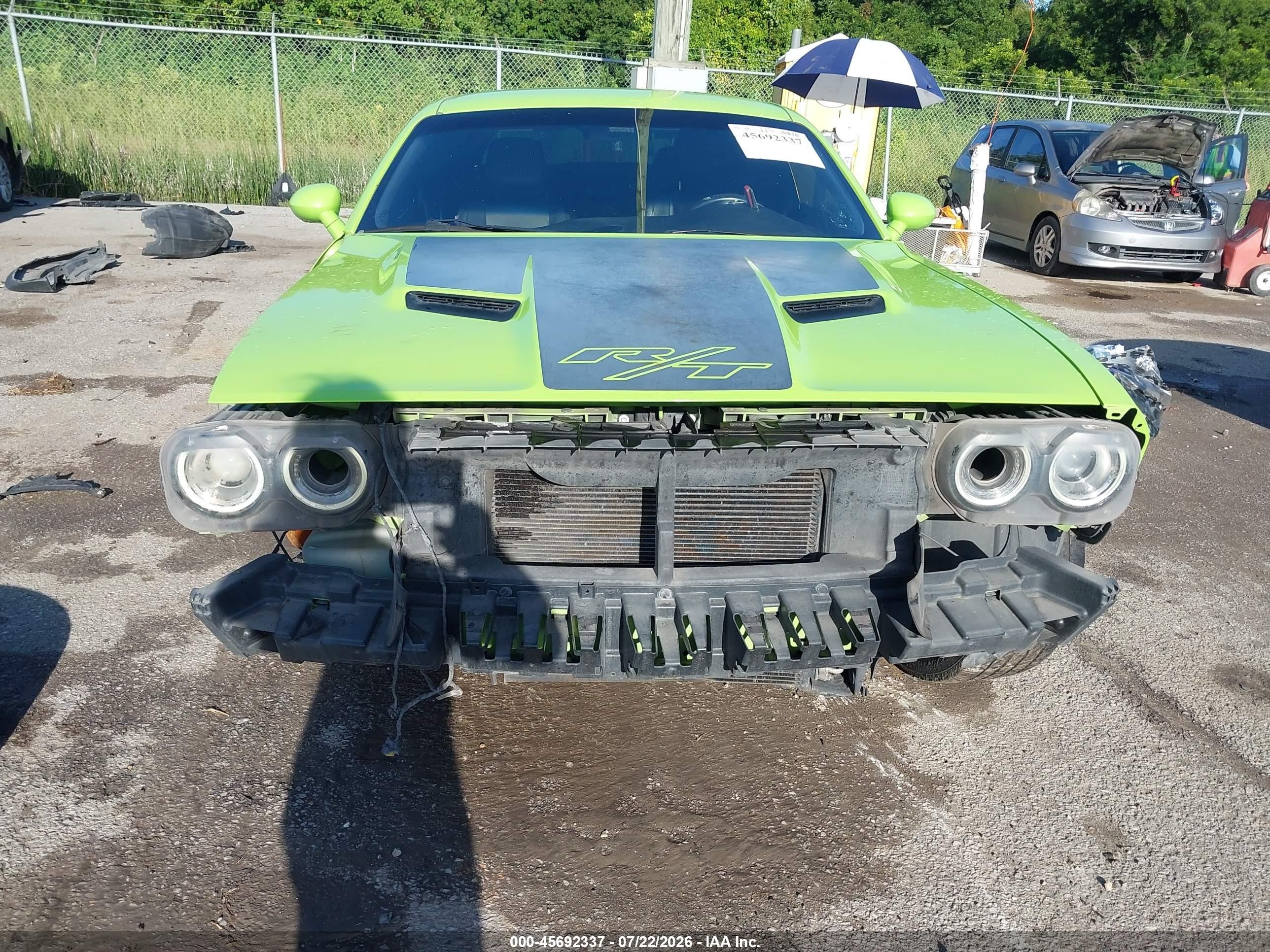 2015 Dodge Challenger R/t Green vin: 2C3CDZAT8FH712084