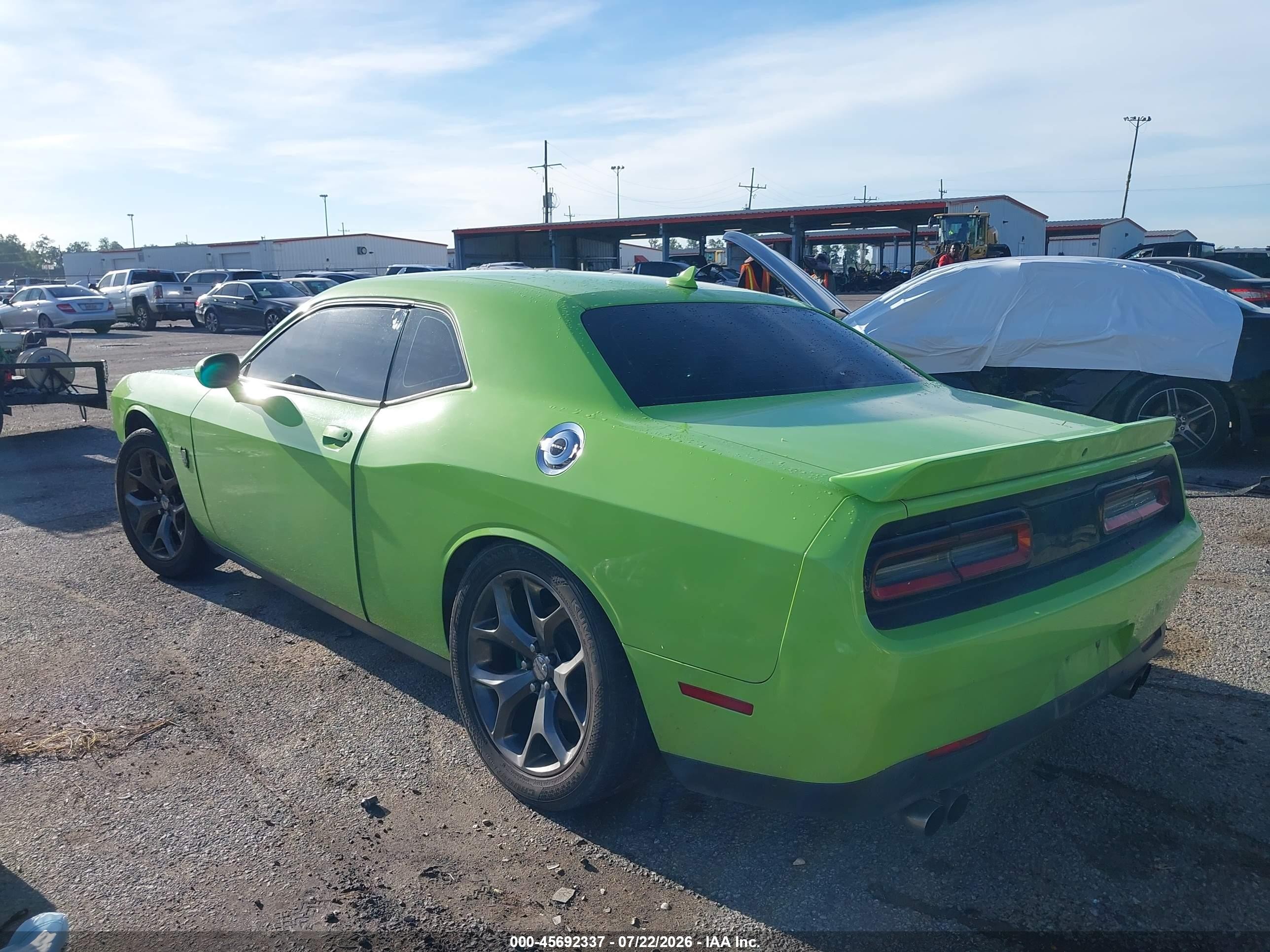 2015 Dodge Challenger R/t Green vin: 2C3CDZAT8FH712084