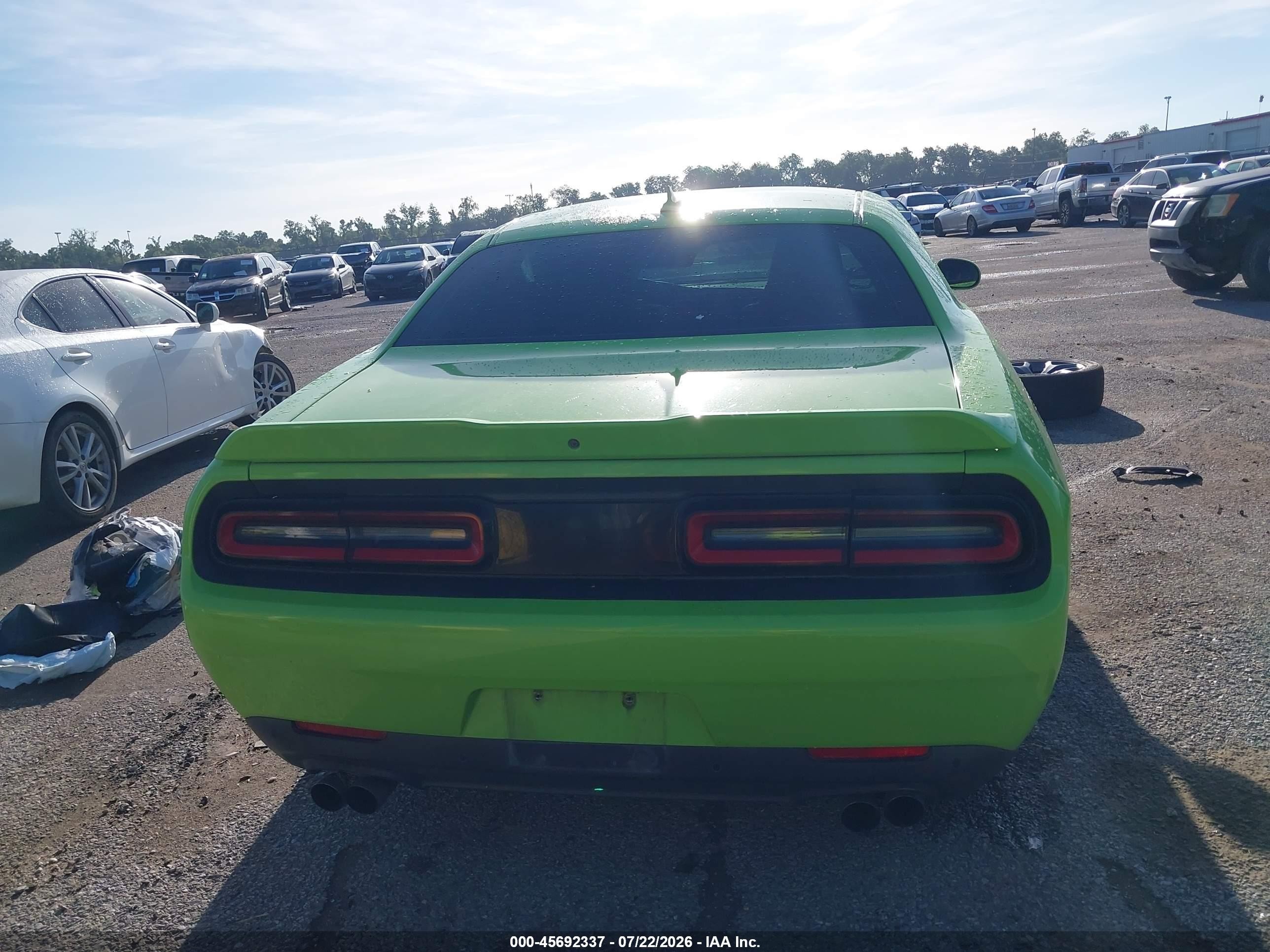 2015 Dodge Challenger R/t Green vin: 2C3CDZAT8FH712084