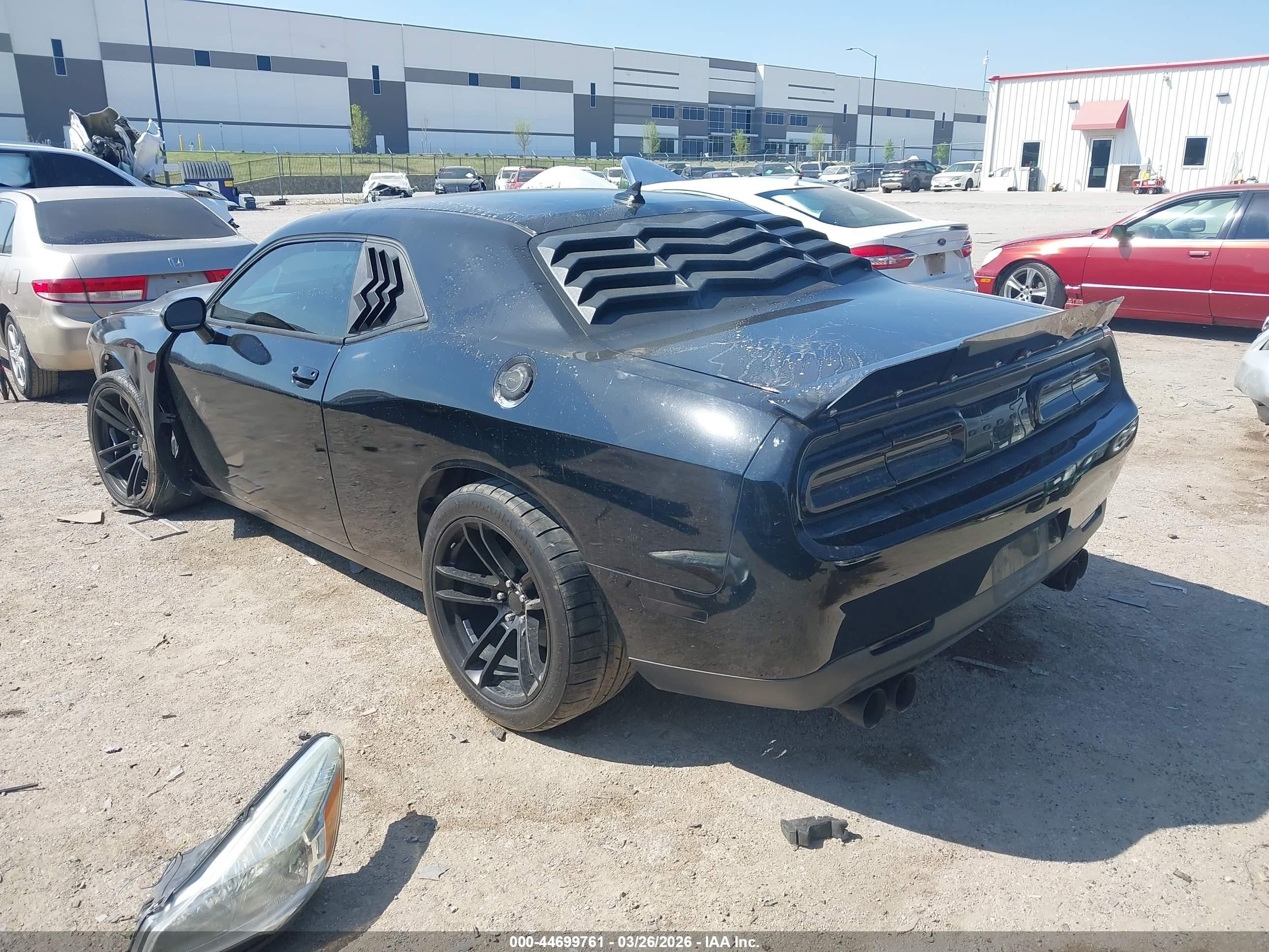 2015 Dodge Challenger R/t Black vin: 2C3CDZAT8FH758871