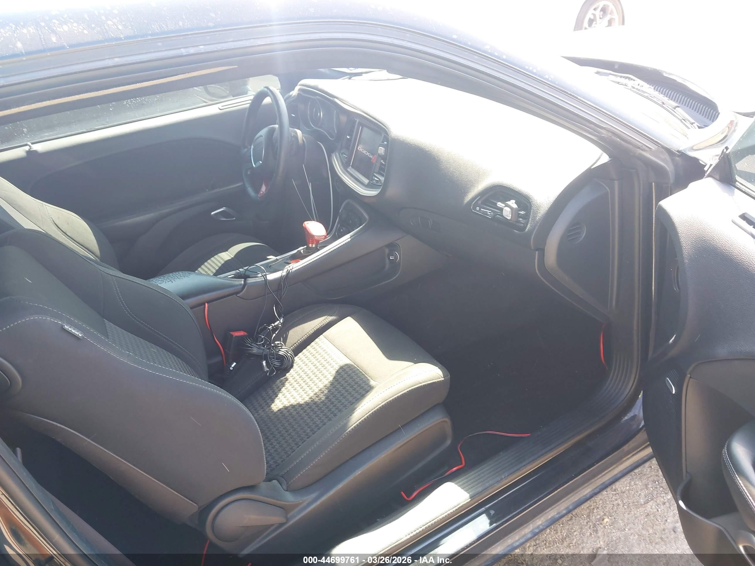 2015 Dodge Challenger R/t Black vin: 2C3CDZAT8FH758871