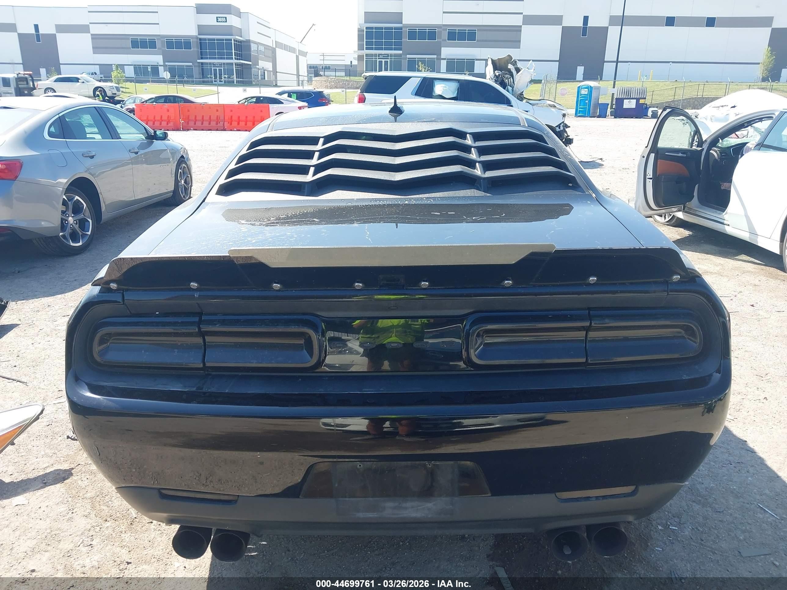 2015 Dodge Challenger R/t Black vin: 2C3CDZAT8FH758871