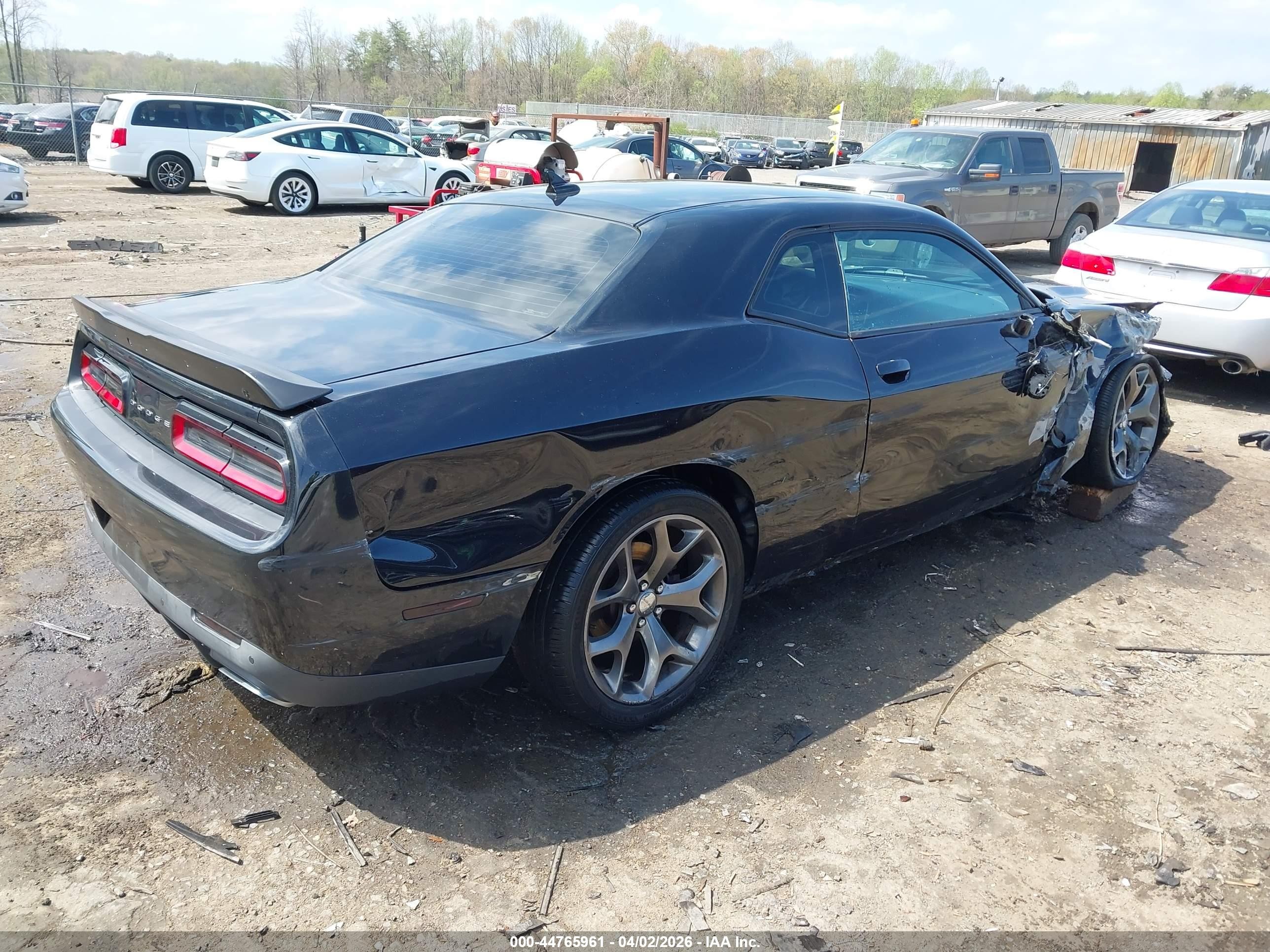 2015 Dodge Challenger R/t Black vin: 2C3CDZAT9FH712787