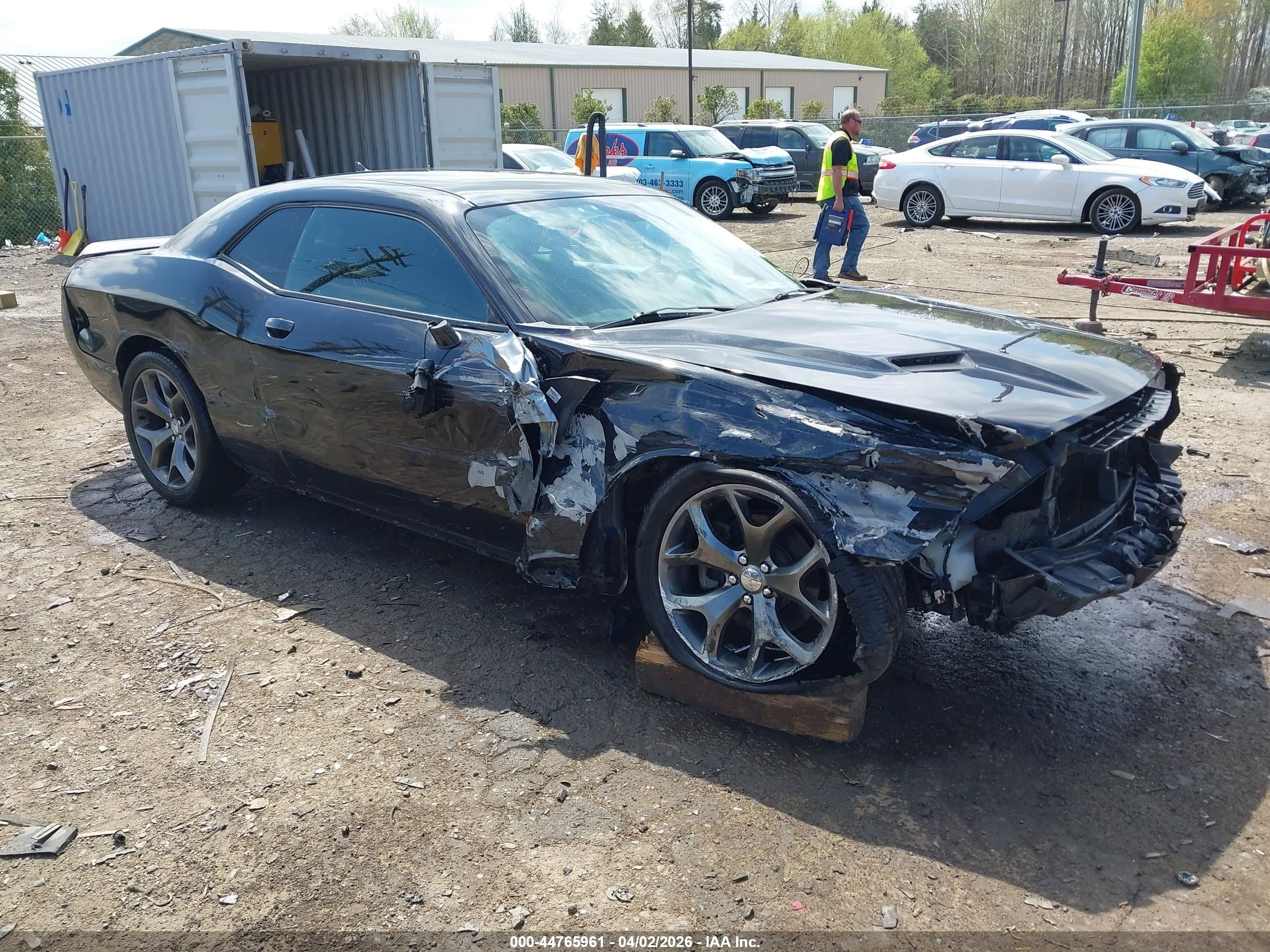 2015 Dodge Challenger R/t Black vin: 2C3CDZAT9FH712787