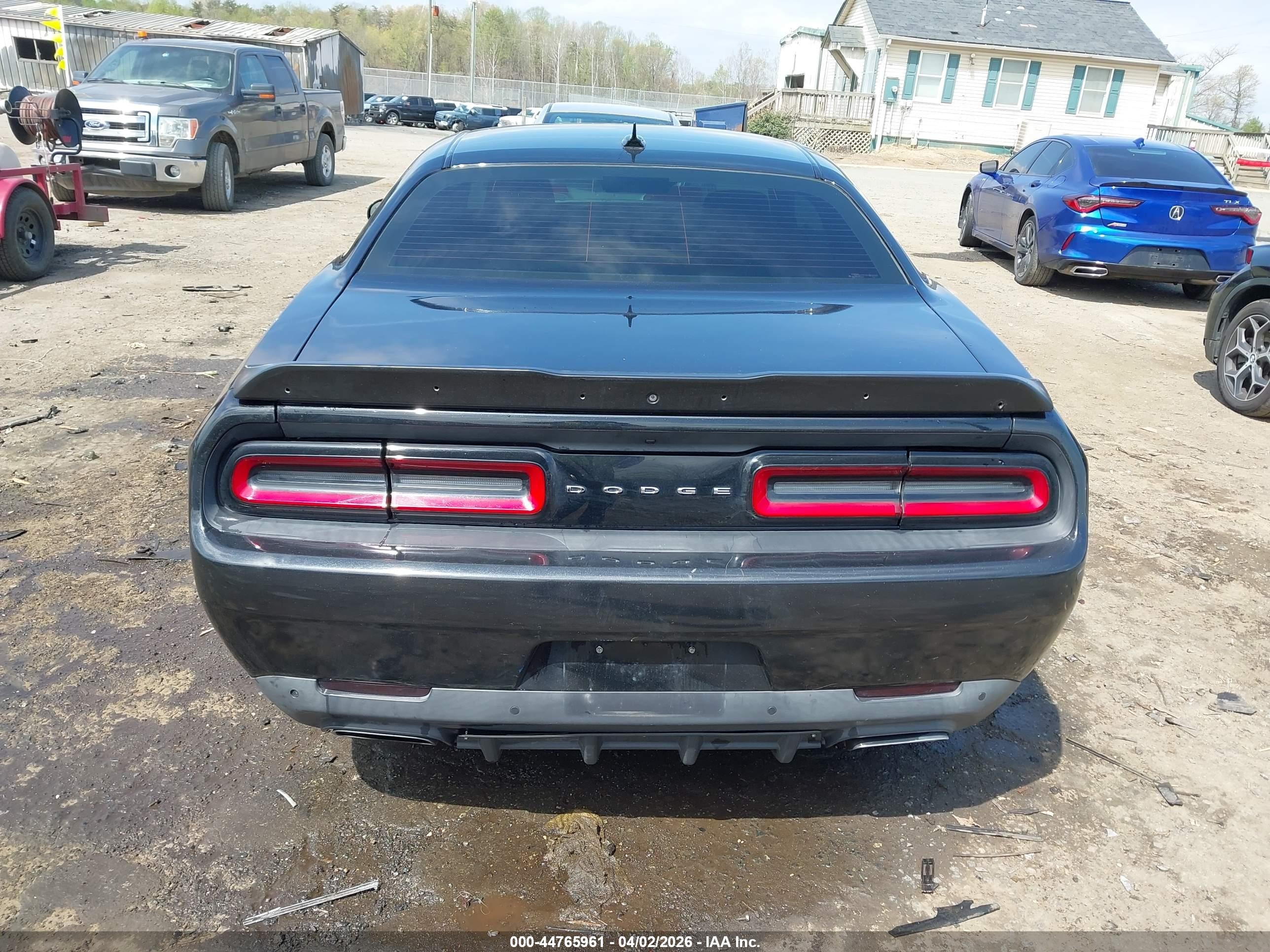 2015 Dodge Challenger R/t Black vin: 2C3CDZAT9FH712787