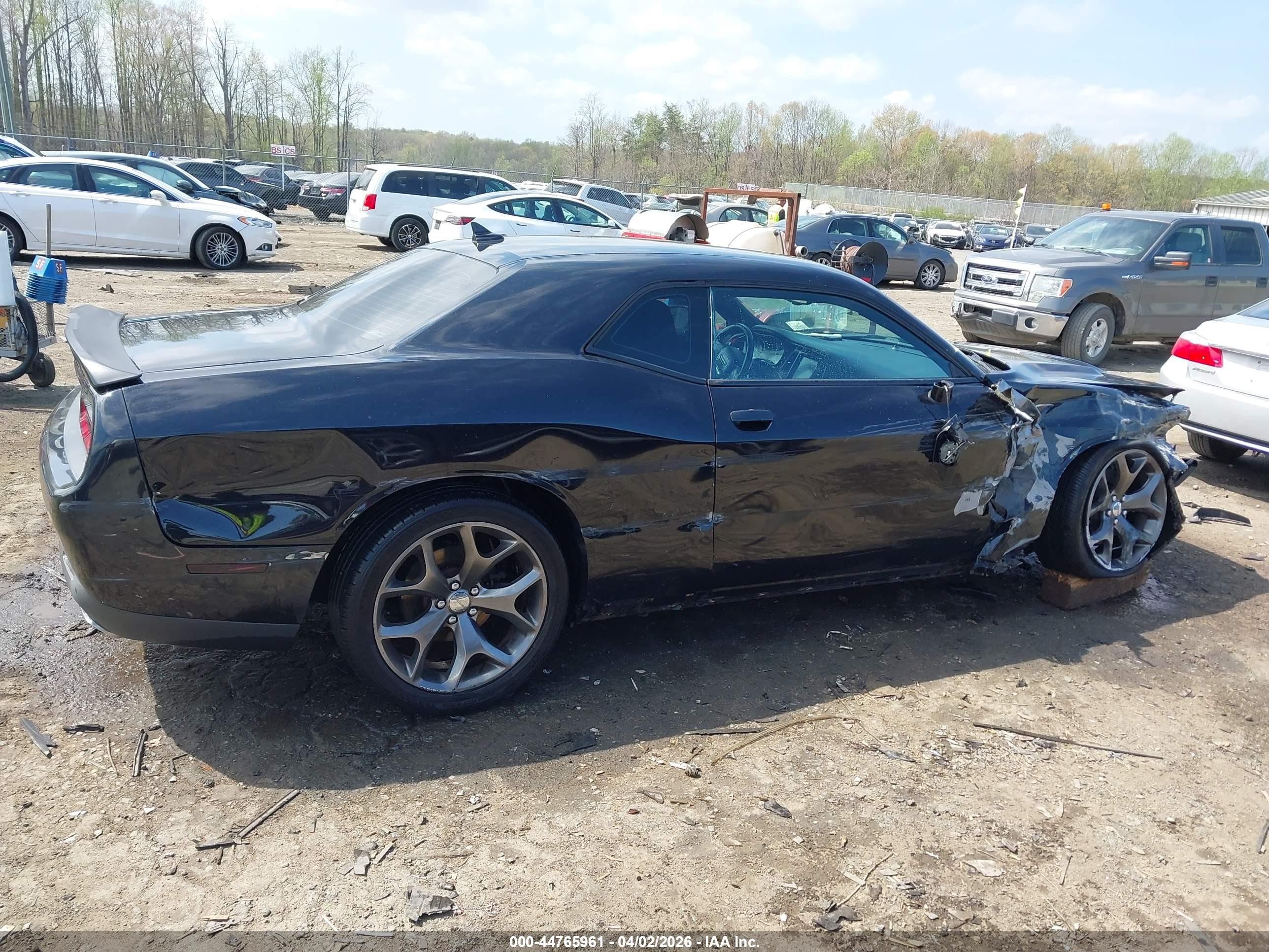 2015 Dodge Challenger R/t Black vin: 2C3CDZAT9FH712787