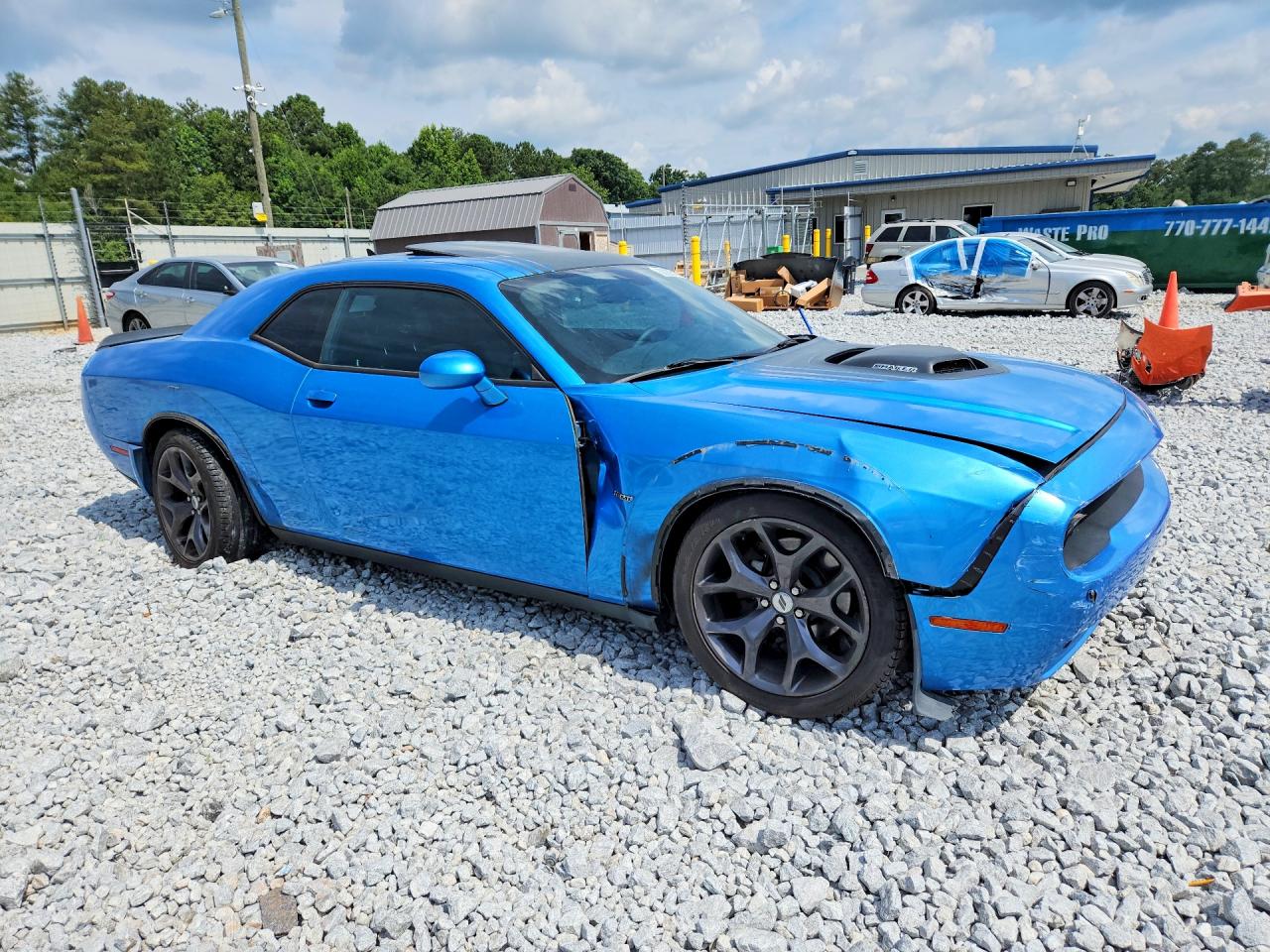2015 Dodge Challenger Sxt Blue vin: 2C3CDZAT9FH884916