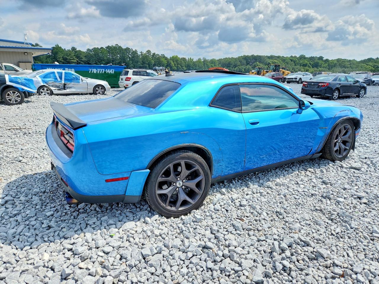 2015 Dodge Challenger Sxt Blue vin: 2C3CDZAT9FH884916