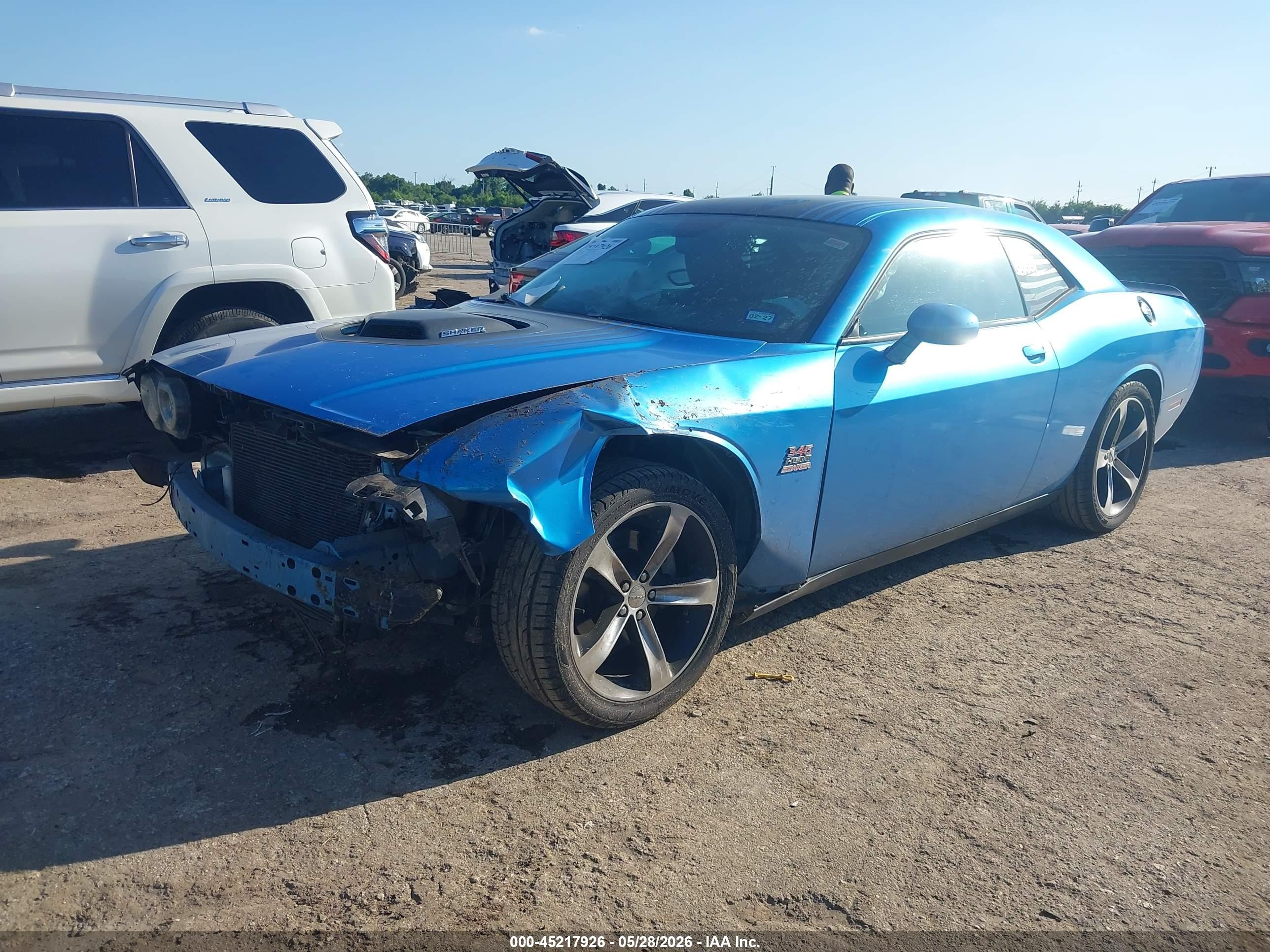 2015 Dodge Challenger R/t Shaker Blue vin: 2C3CDZAT9FH885189