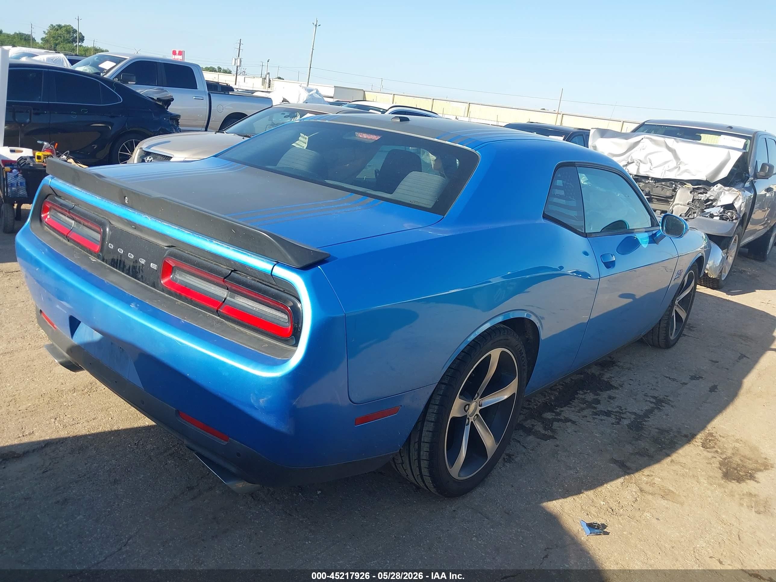 2015 Dodge Challenger R/t Shaker Blue vin: 2C3CDZAT9FH885189