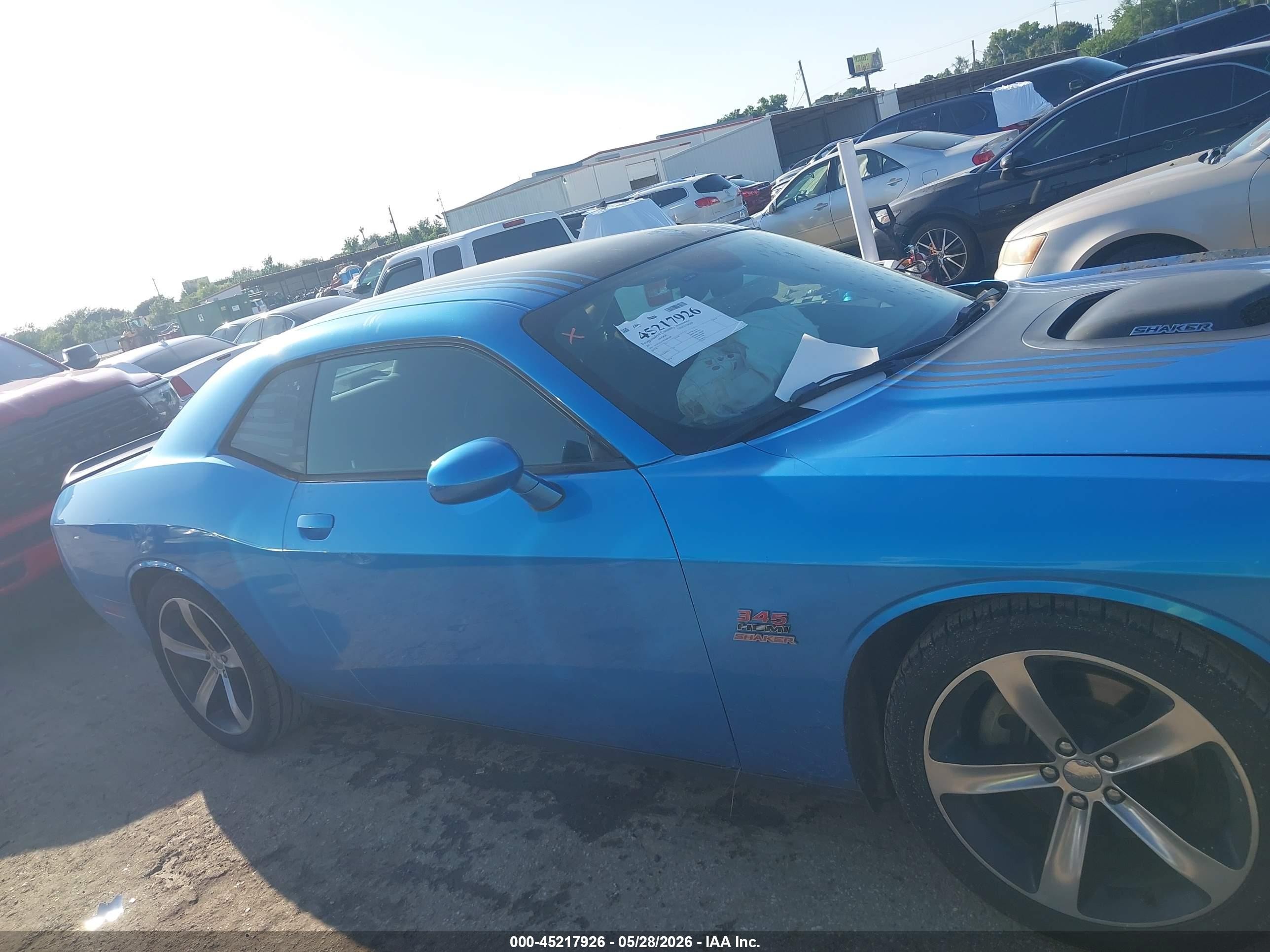 2015 Dodge Challenger R/t Shaker Blue vin: 2C3CDZAT9FH885189