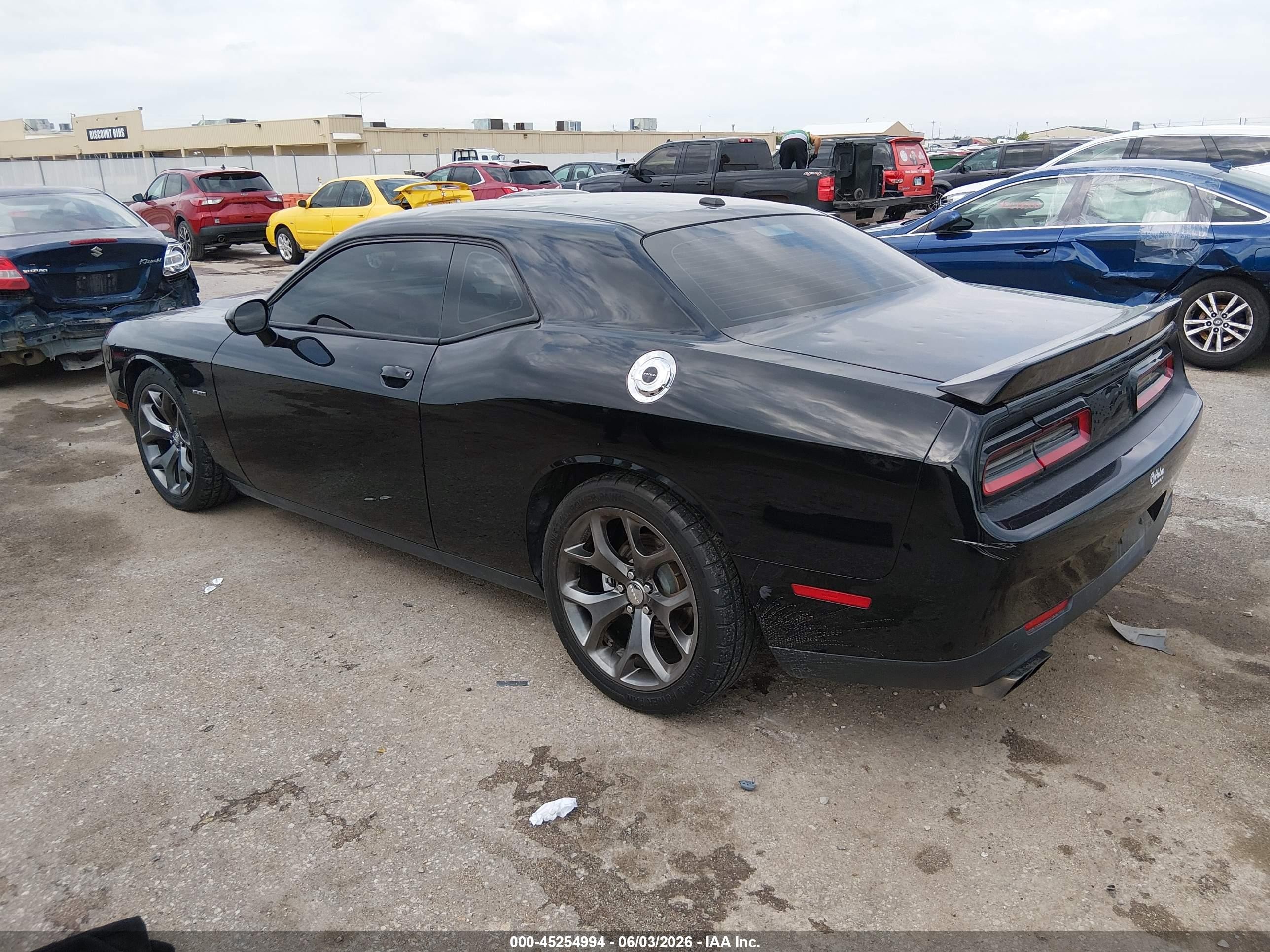 2015 Dodge Challenger R/t Black vin: 2C3CDZAT9FH894782