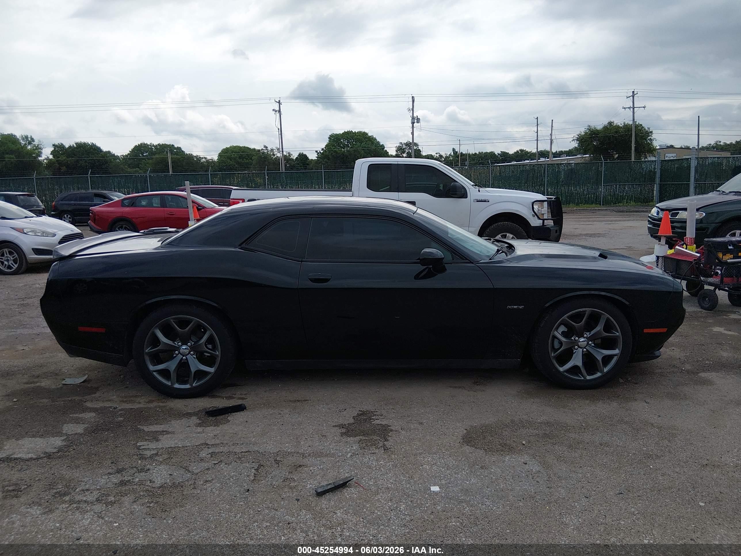 2015 Dodge Challenger R/t Black vin: 2C3CDZAT9FH894782