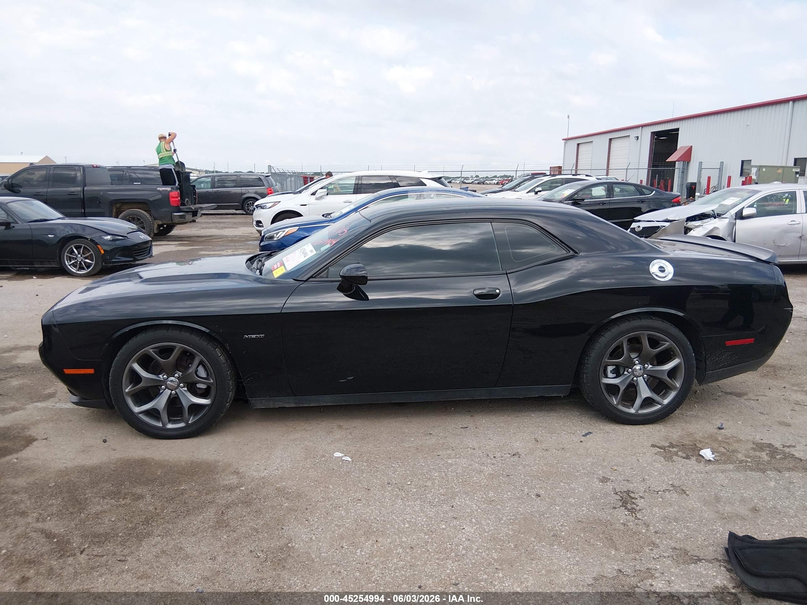 2015 Dodge Challenger R/t Black vin: 2C3CDZAT9FH894782