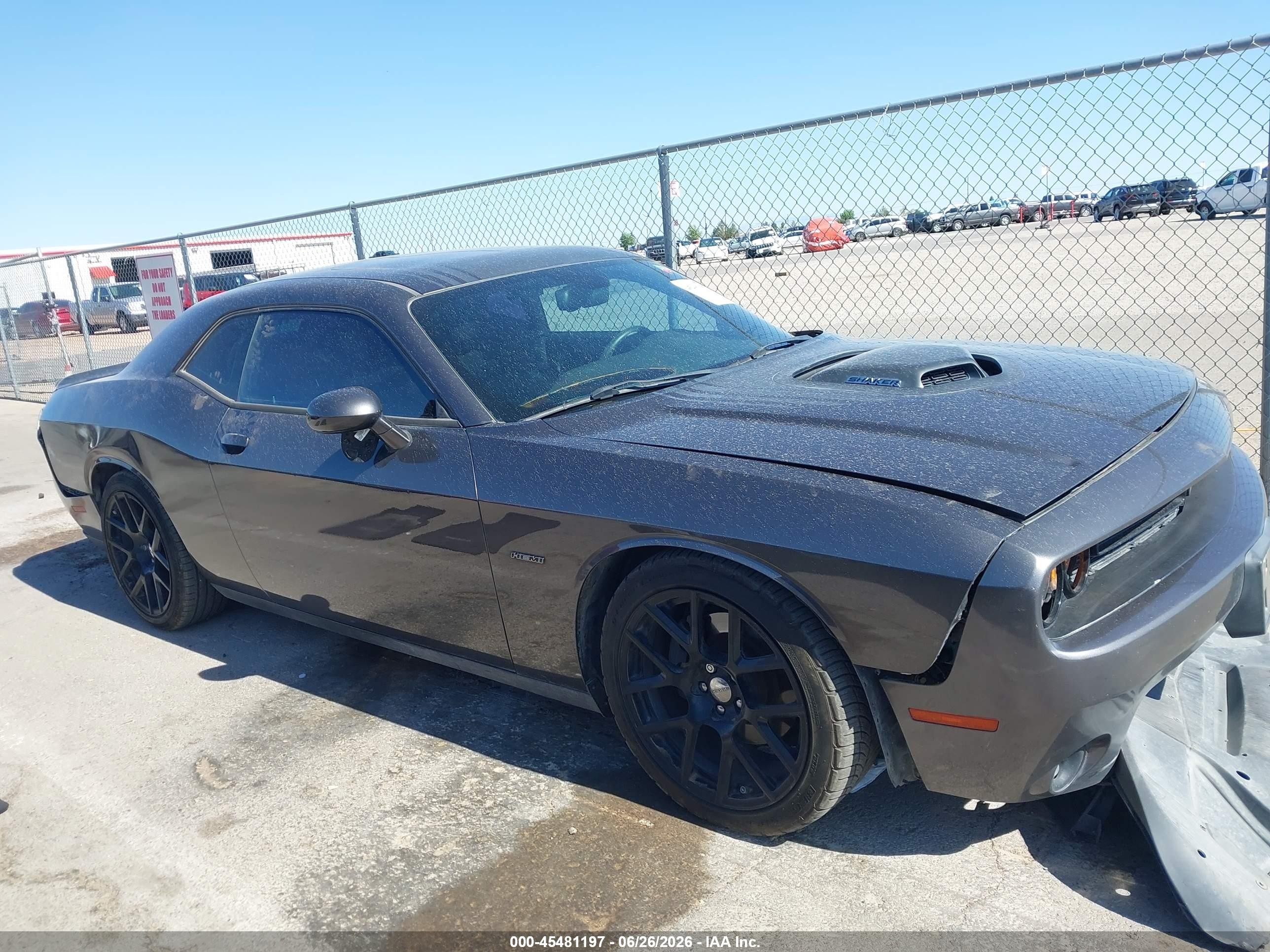 2015 Dodge Challenger R/t Shaker Gray vin: 2C3CDZATXFH889008
